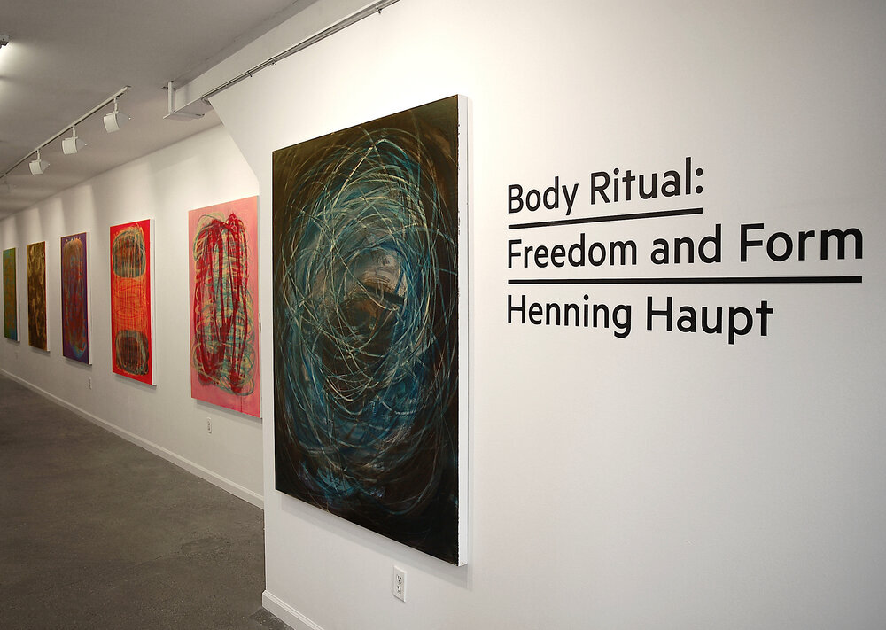 Installation shot of Henning Haupt, Body Ritual: Freedom and Form