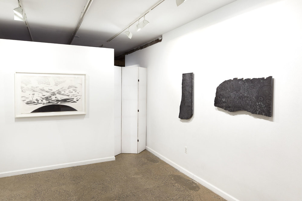 Installation view from Light/Weight with works by Steve Pauley