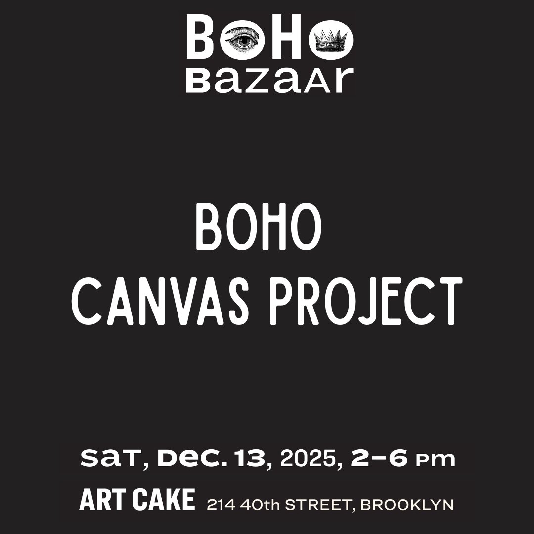 The &quot;BoHo Canvas Project&quot; began with a generous donation of 11&rdquo; x 14&quot; canvases from Danielle Dimston. Ben Pritchard organized and curated the project, inviting 25 artists and NYAE members to use the canvases to create new work fo