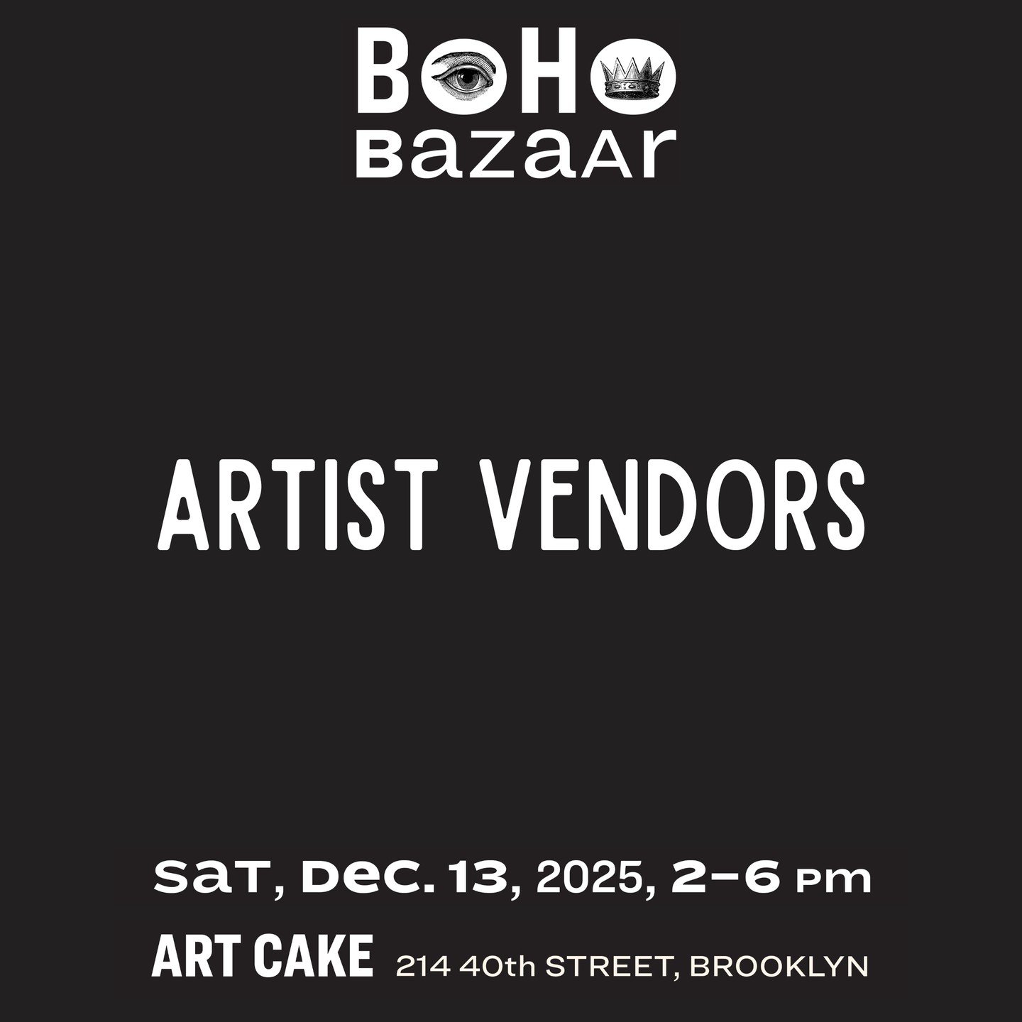 Meet two more fantastic artist vendors joining us at BoHo Bazaar! You&rsquo;ll find silkscreen prints on reclaimed fabric, works on paper, and ornaments ready to brighten any tree or studio!

BoHo Bazaar will take place on Saturday, December 13th fro