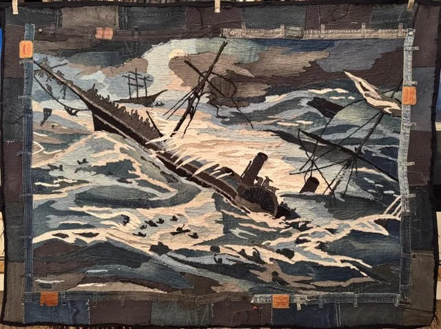 Aaron Cobbett, "Denim Shipwreck"