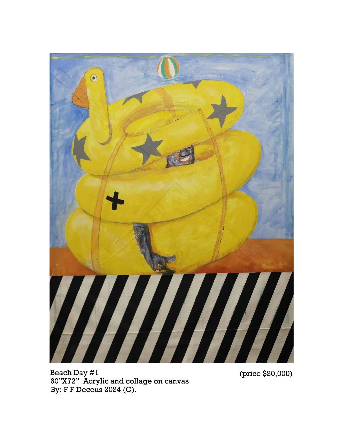 Francks F Deceus, "Beach Day #1"