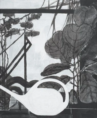 Catherine Lepp, "Mirror, Window, Watering Can, Orchids and Figs"