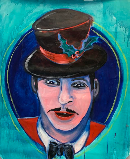 Huck Snyder, "Show Man & Shooting Stars (Double Sided)"