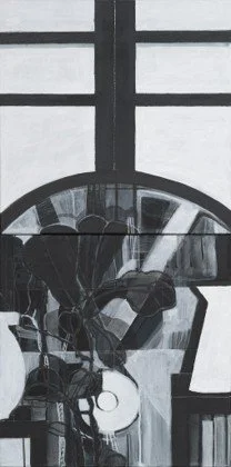 Catherine Lepp, "2 Squares, Window, Mirror,  Jug, Light"