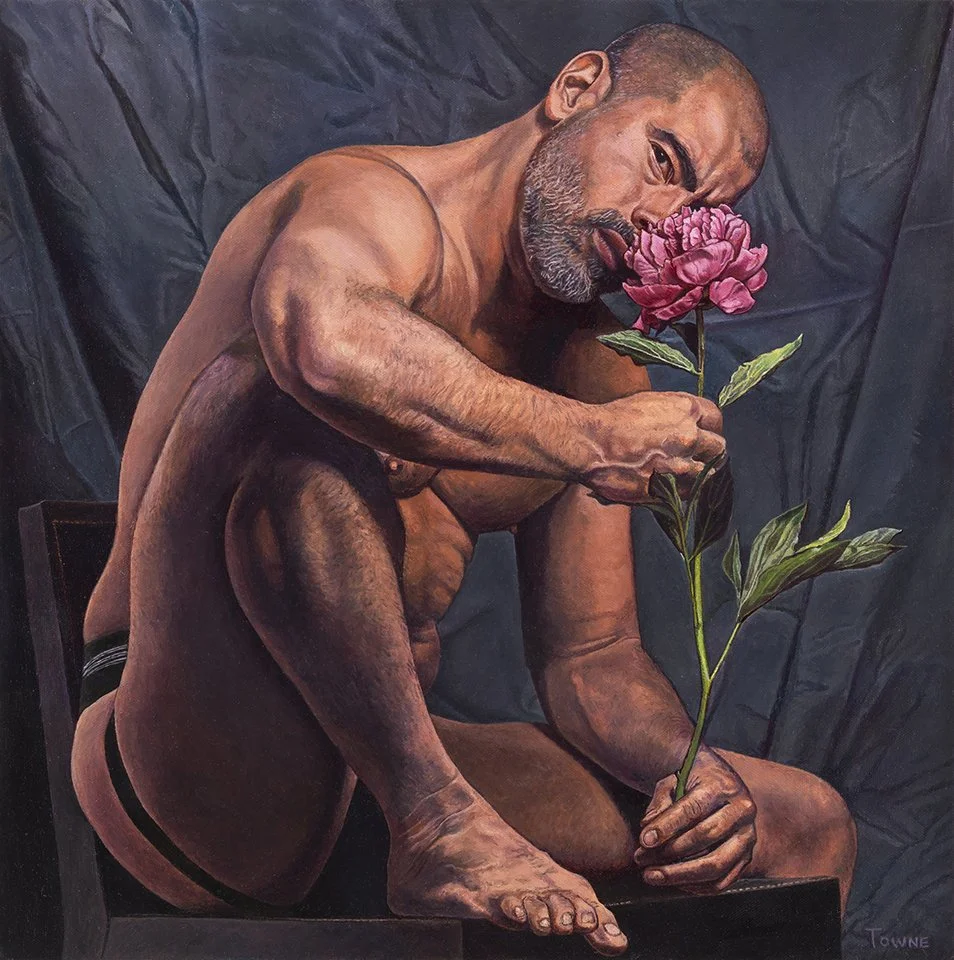 George Towne, "Mike with Peony"
