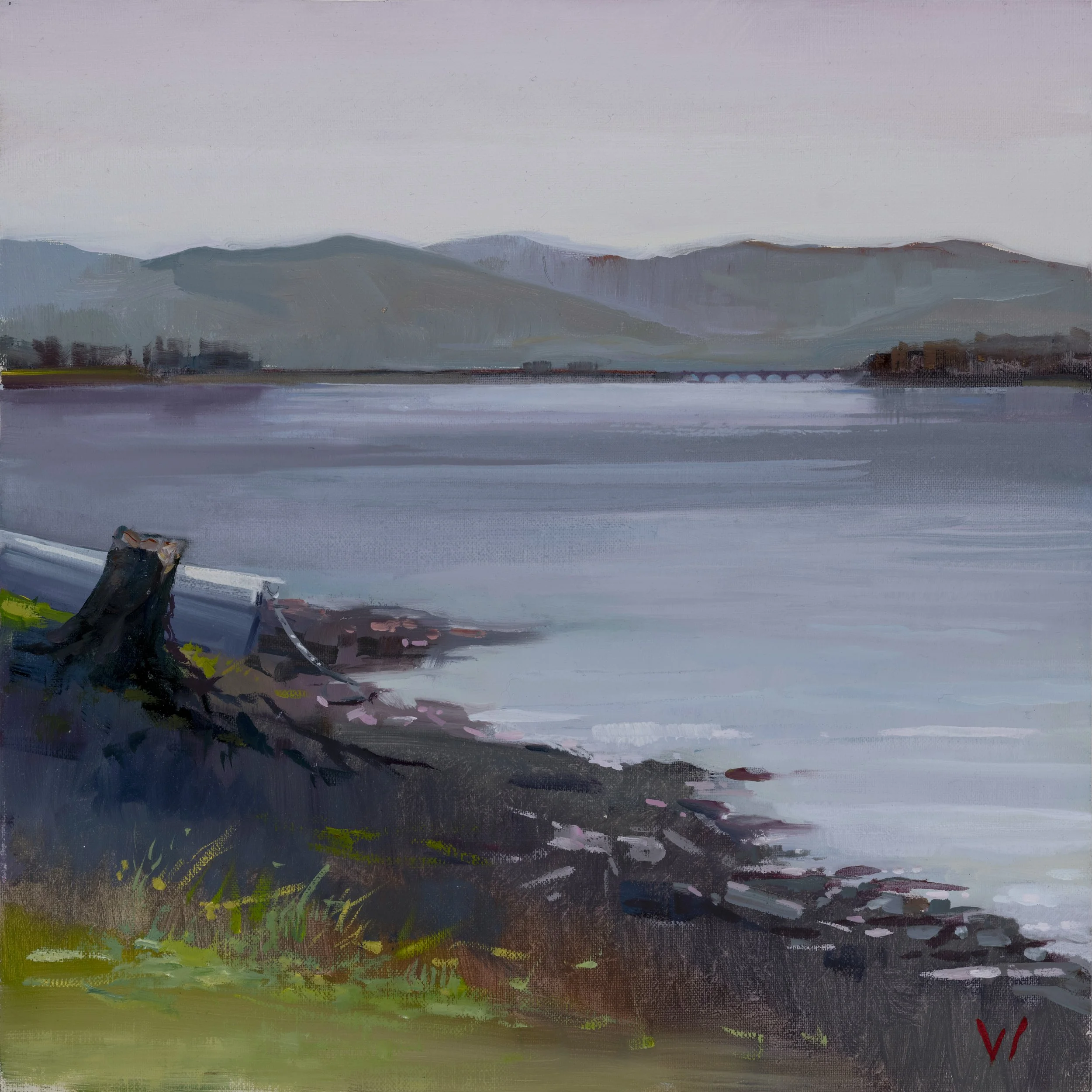 Patricia Watwood, "Late Afternoon on Ashokan Reservoir"