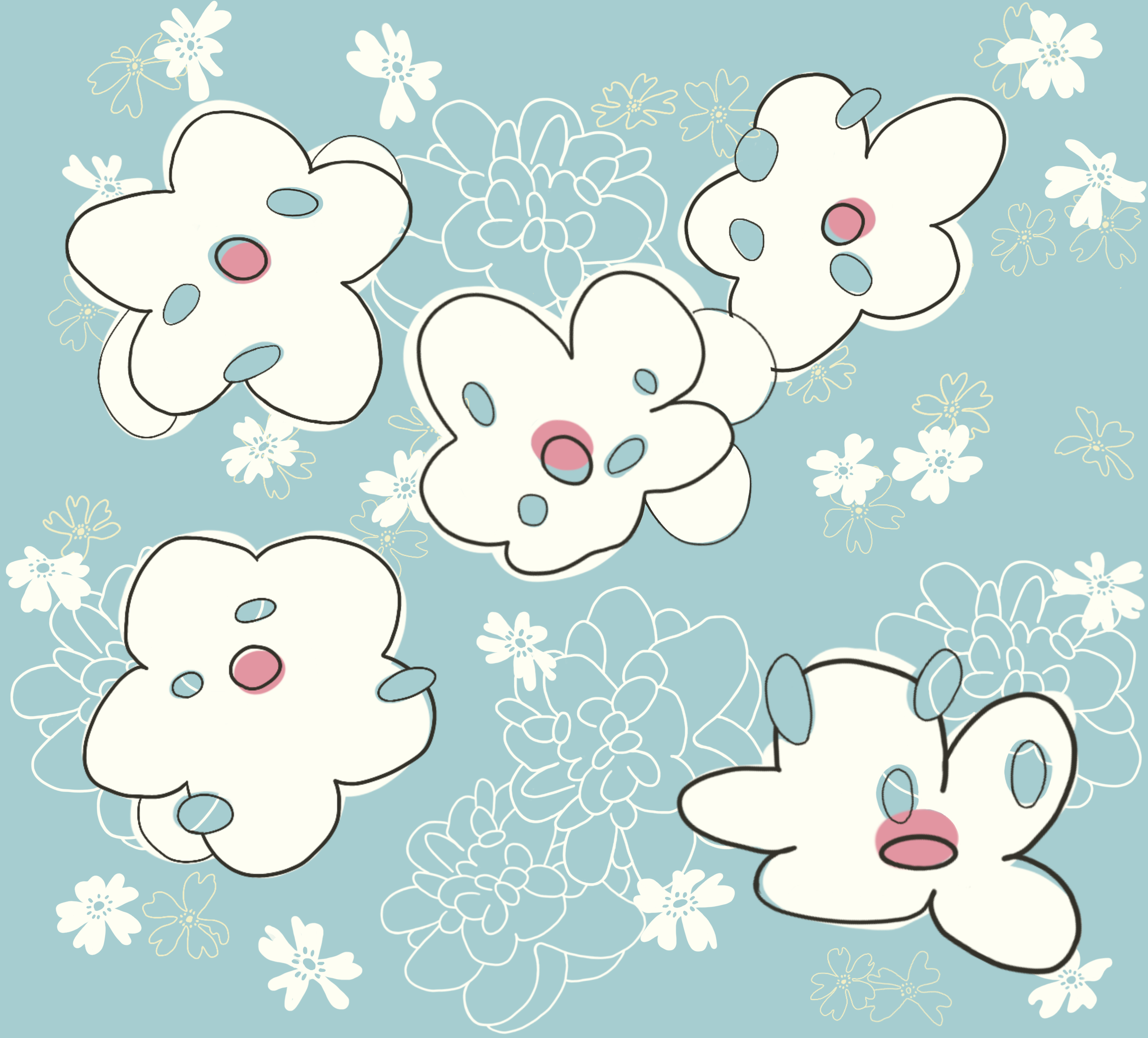 cartoon flowers blue.png
