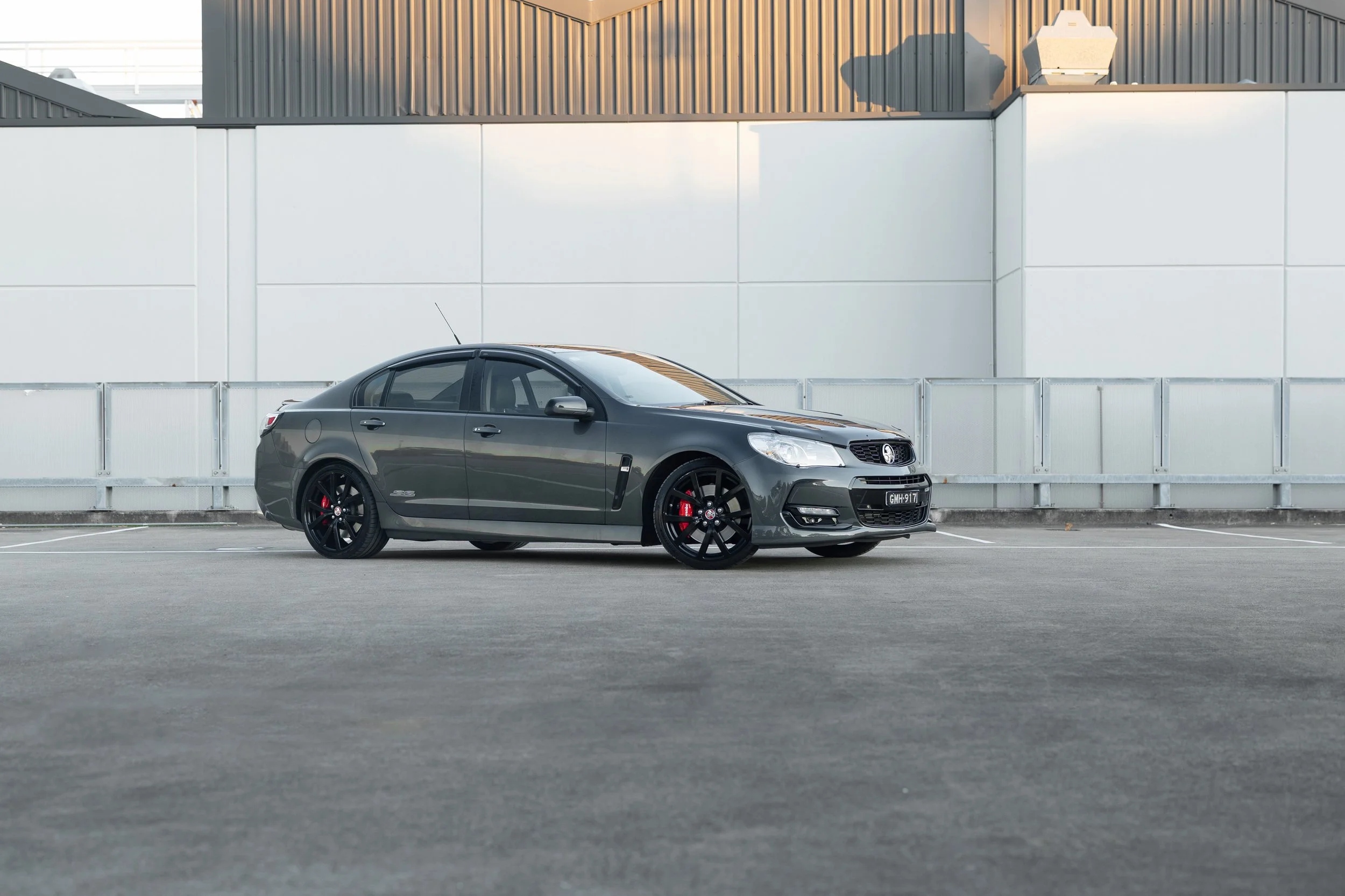 Sydney car photography of a 2017 Holden Commodore SS V Redline in Alexandria