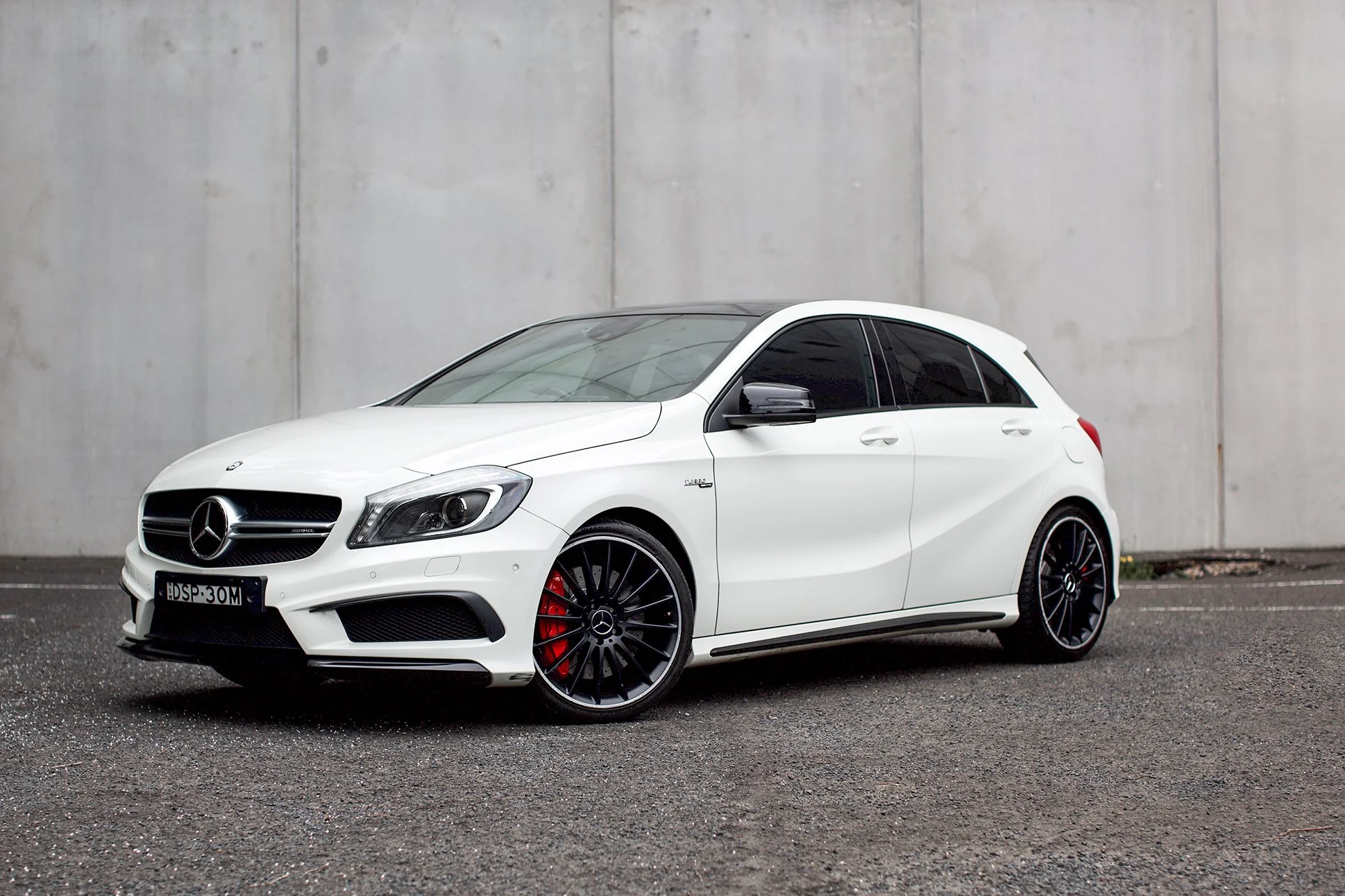 Mercedes A45 AMG Front Side 