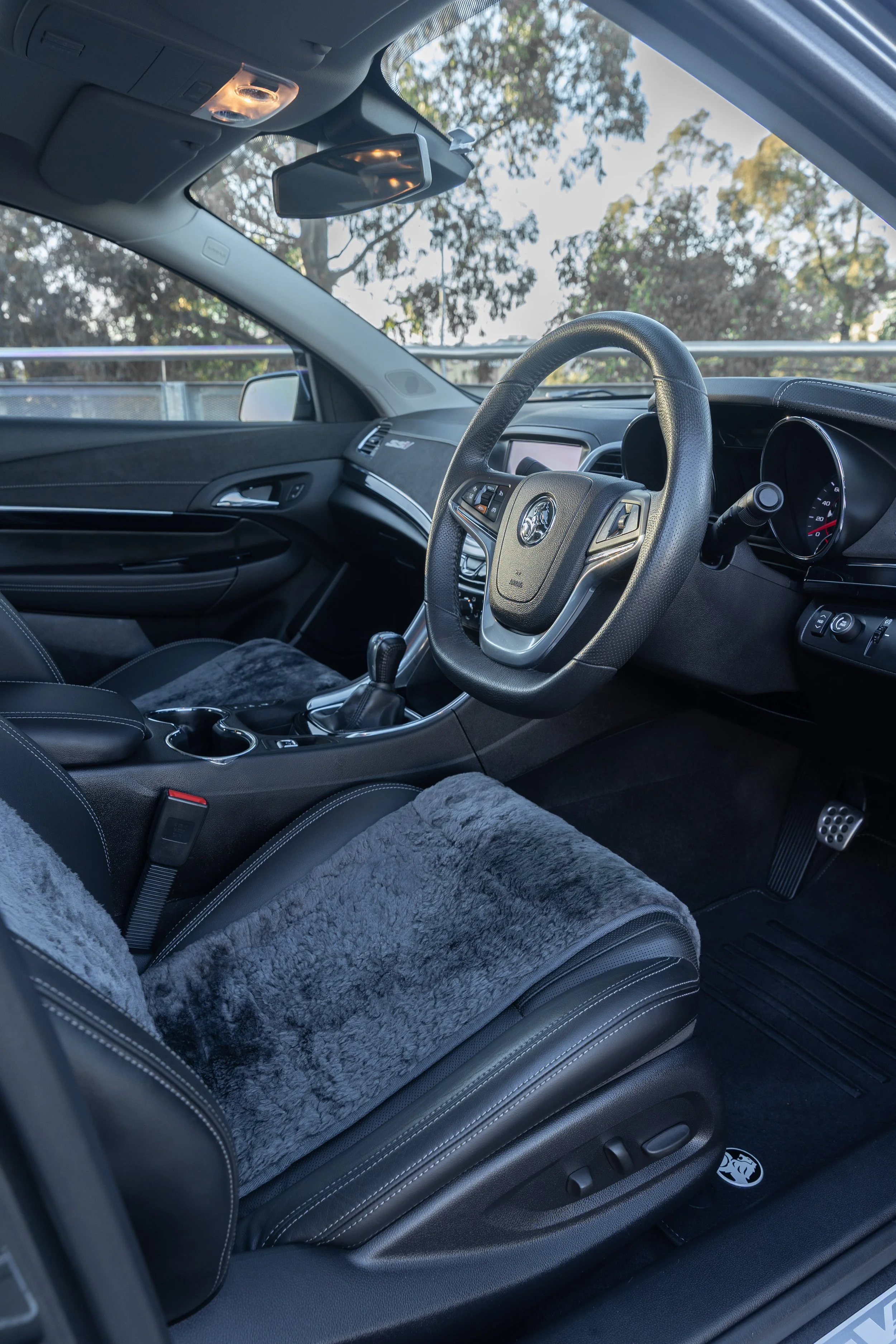 Interior car photography of a 2017 Holden Commodore SS V Redline
