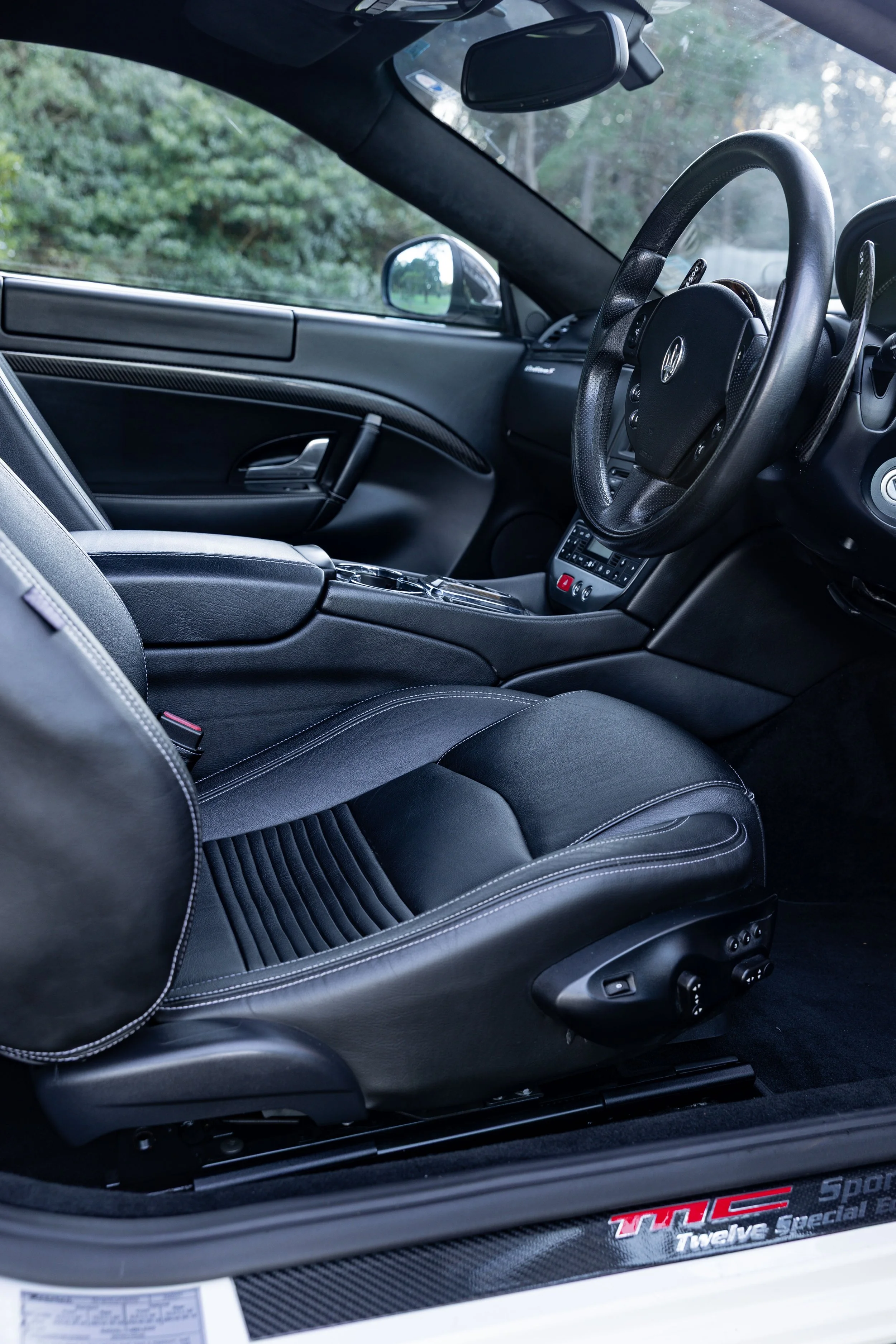 MC Sport Line door sill plate detail, Maserati GranTurismo S special edition