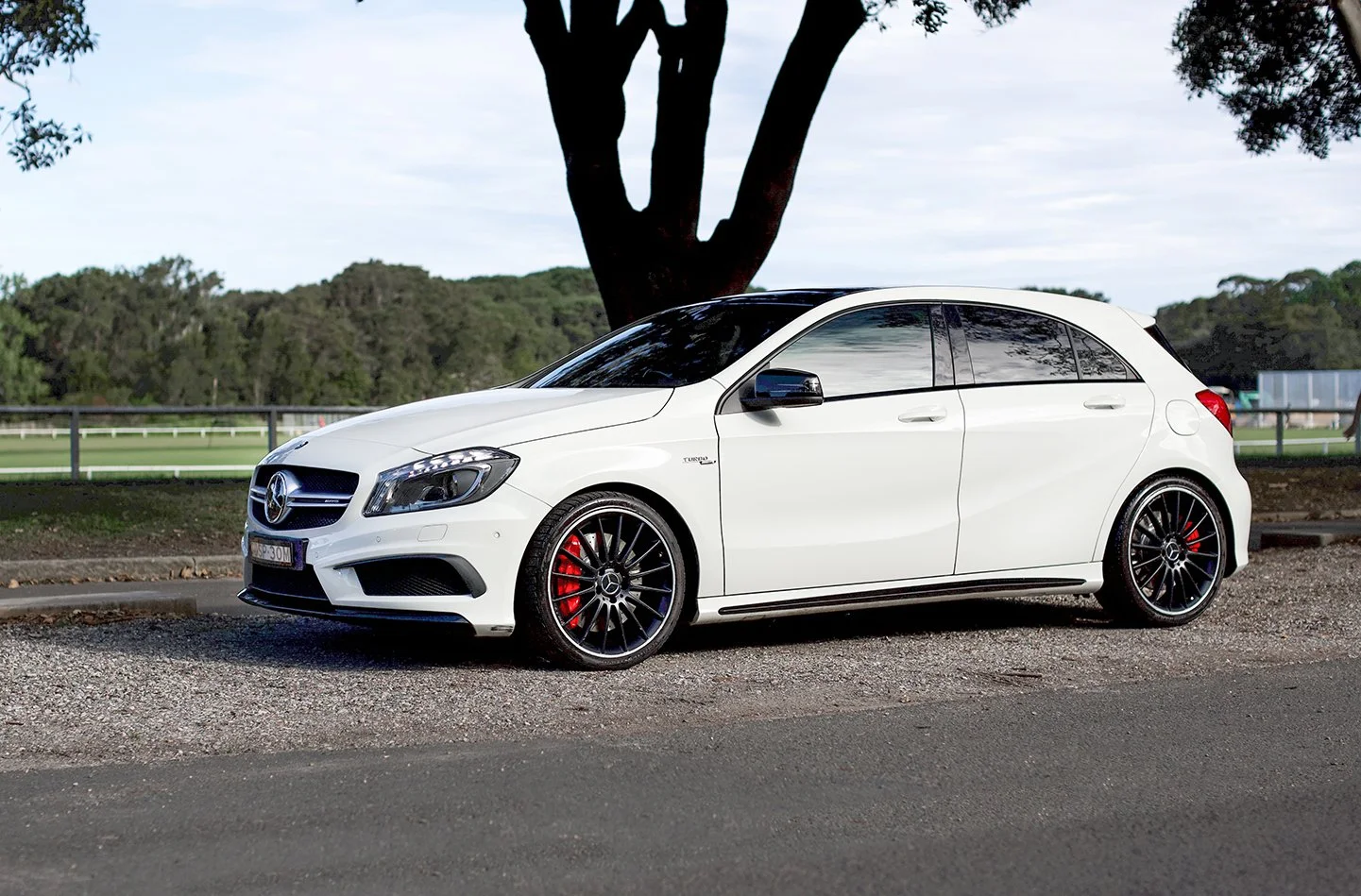 Mercedes A45 AMG side | Automotive Photography Sydney