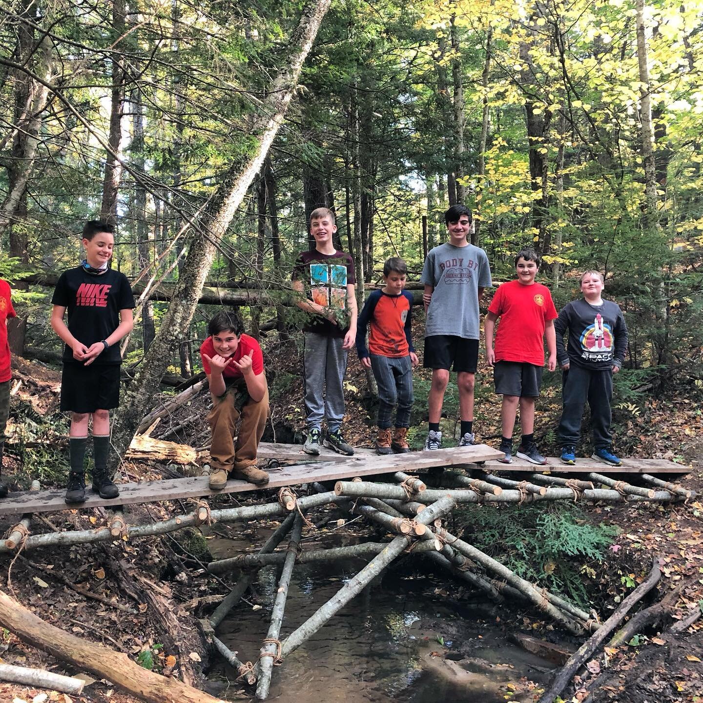 Warmer days, building bridges