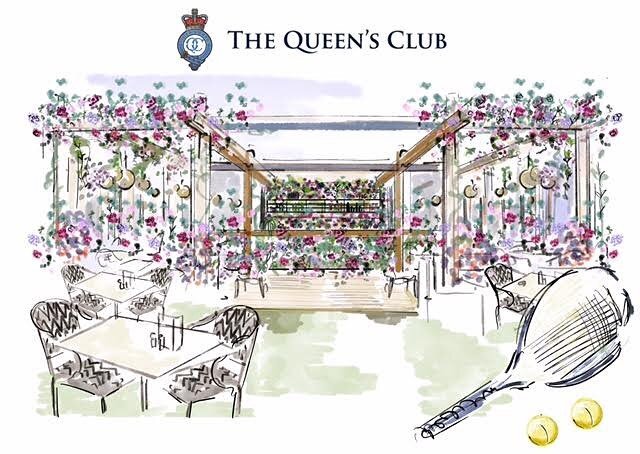 The Queens Club Championship may be over, but we&rsquo;re still in reminiscing at what a fanatic tournament! It was a pleasure to work with the amazing team to design their members club bar for the tournament. 

Here&rsquo;s a beautiful concept image