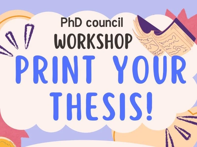 Print Your Thesis workshop with Proefschrift Specialist