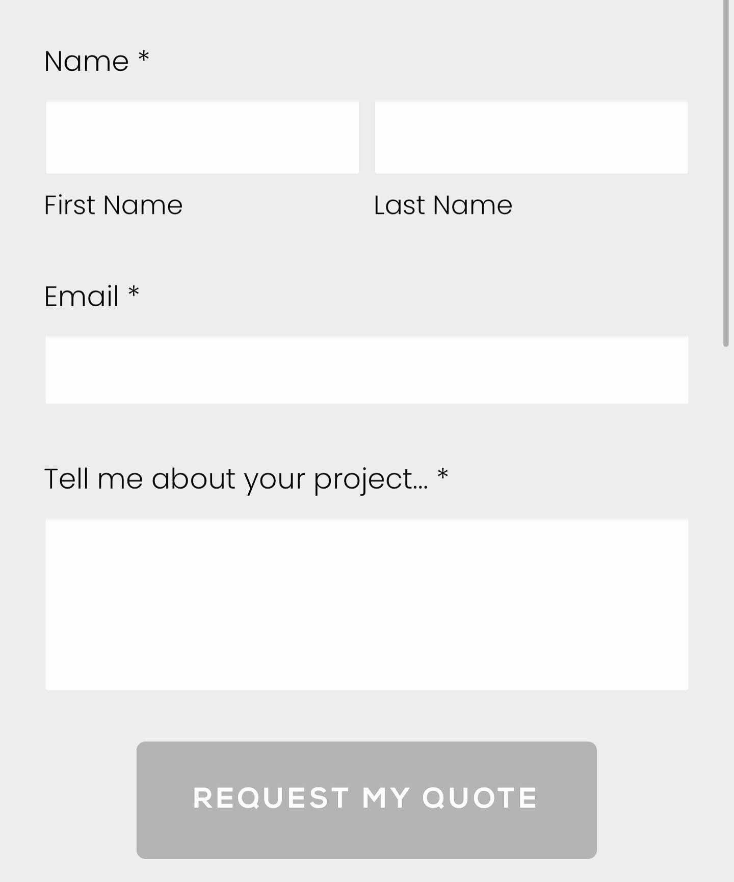 Did you know you can request a quote directly on the new website? OR if you have any questions you can ask those there too! Hit that submit button and let&rsquo;s talk about your next project!