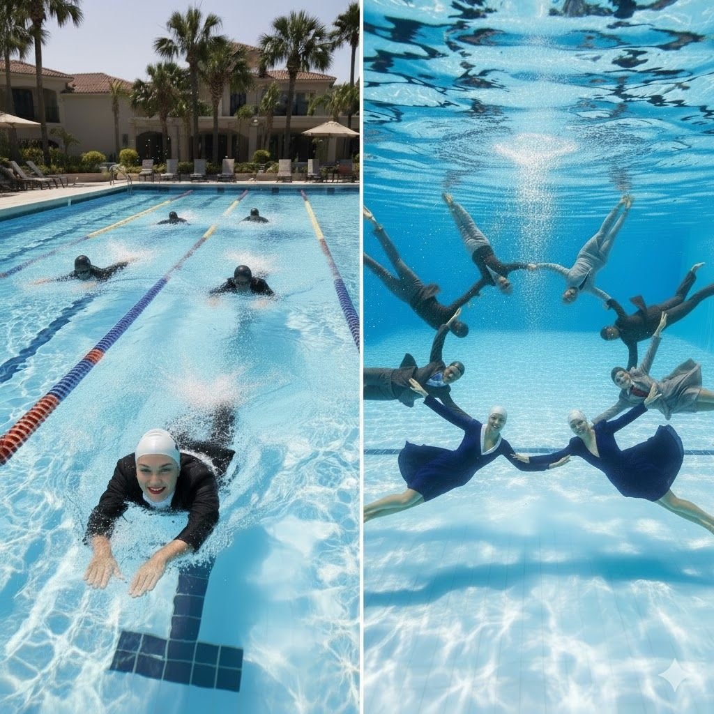 Tu es plutôt "chacun dans sa ligne d'eau" ou "natation synchronisée" ?