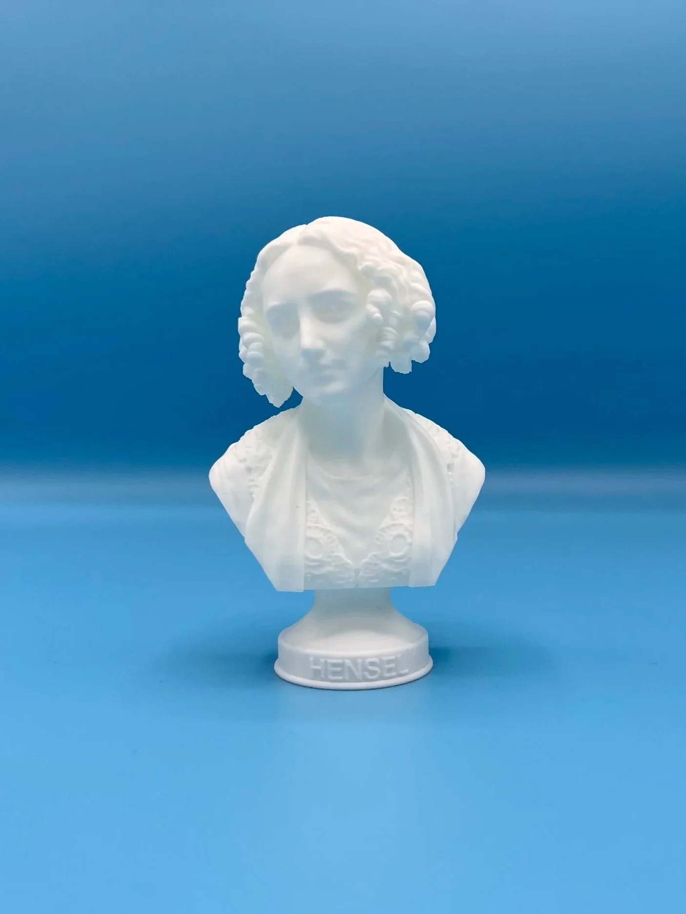 front of bust