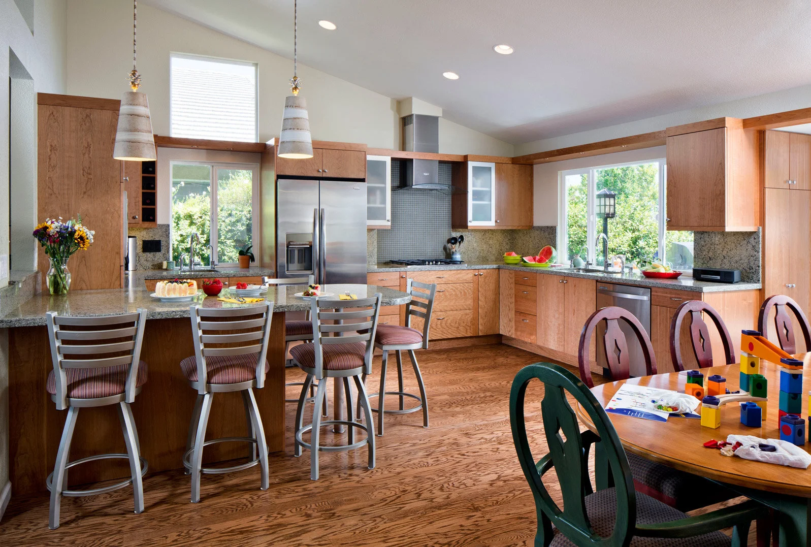 Contemporary Natural Wood Kitchen Kitchen Remodel by The Home Improvements Group — Project 2 project photo 2