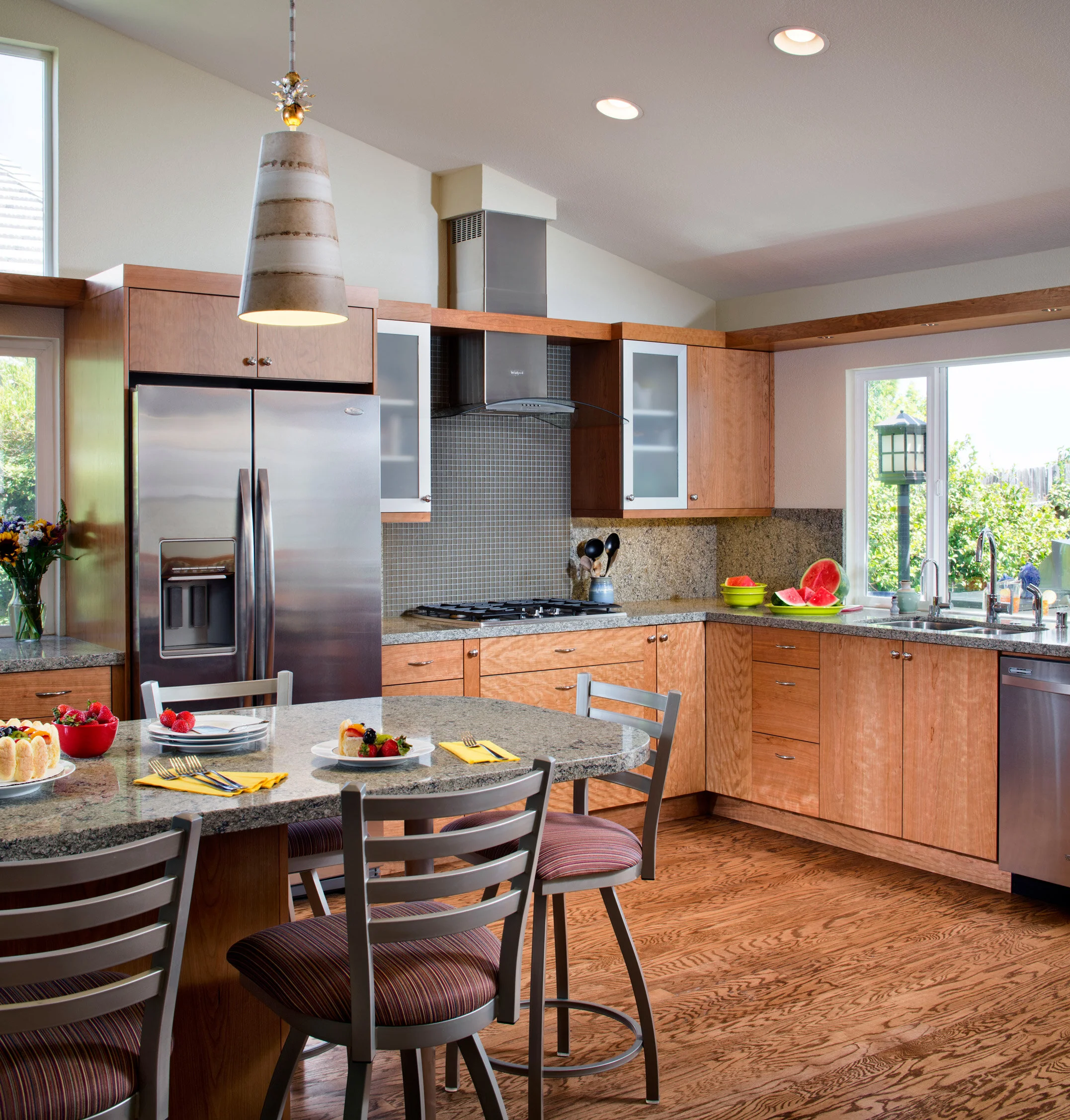 Contemporary Natural Wood Kitchen Kitchen Remodel by The Home Improvements Group — Project 2 project photo