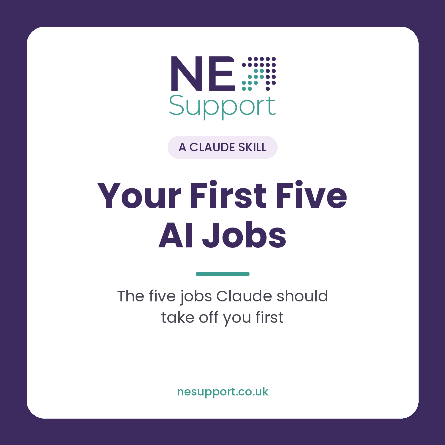 Your First Five AI Jobs