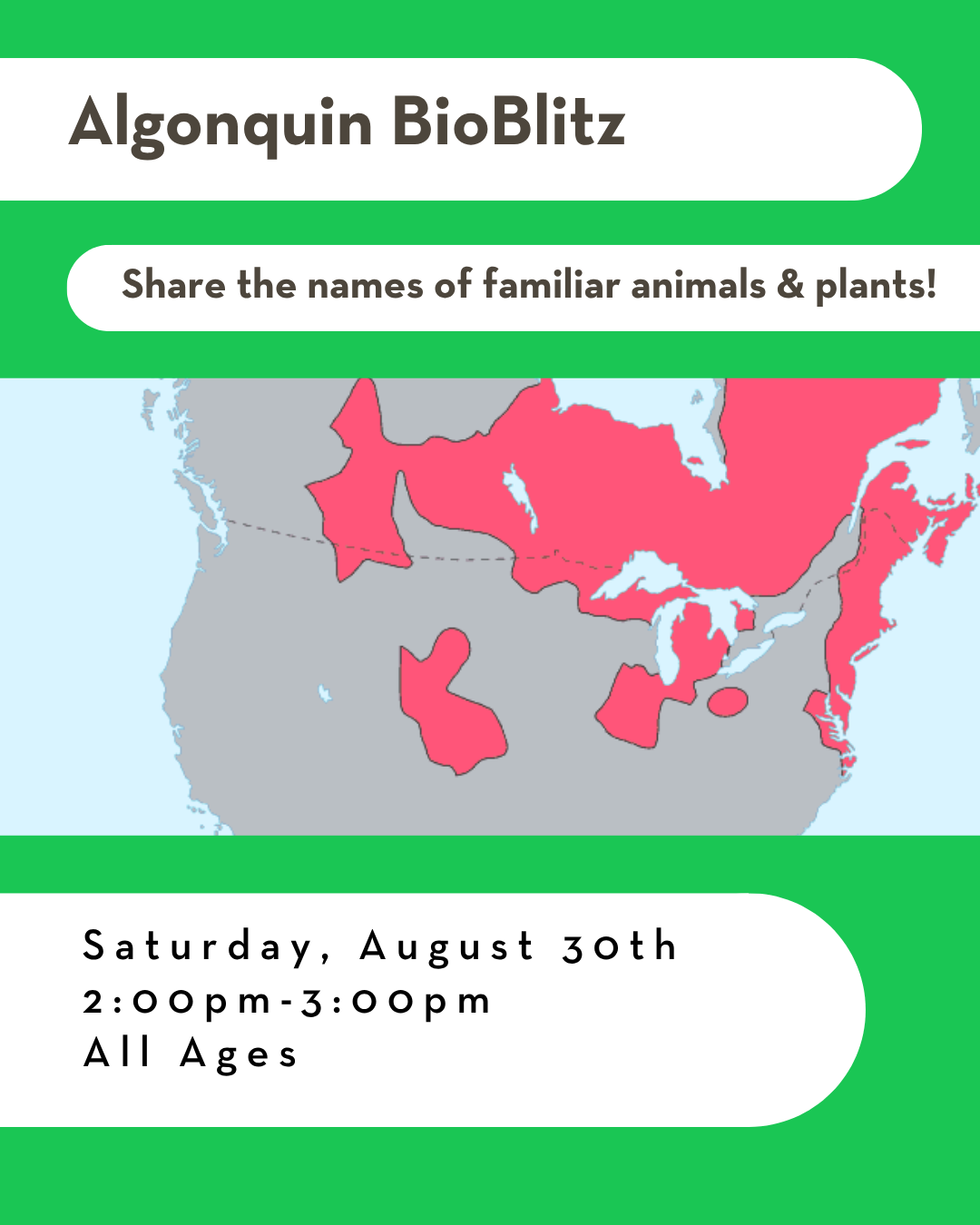 Share the Names: Algonquin BioBlitz