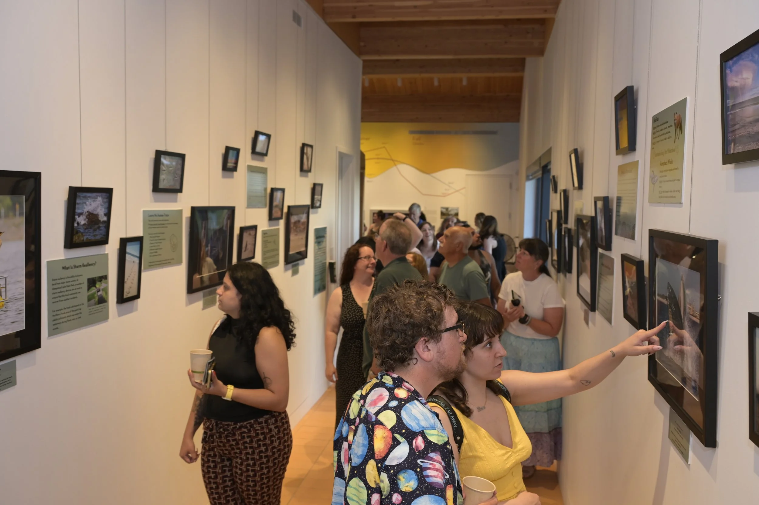 A glimpse into the 2025 Eye of the Beholder Exhibit display.  