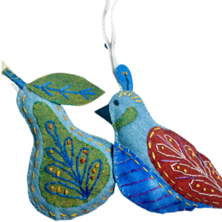 KFS Partridge &amp; Pear Ornament Class 