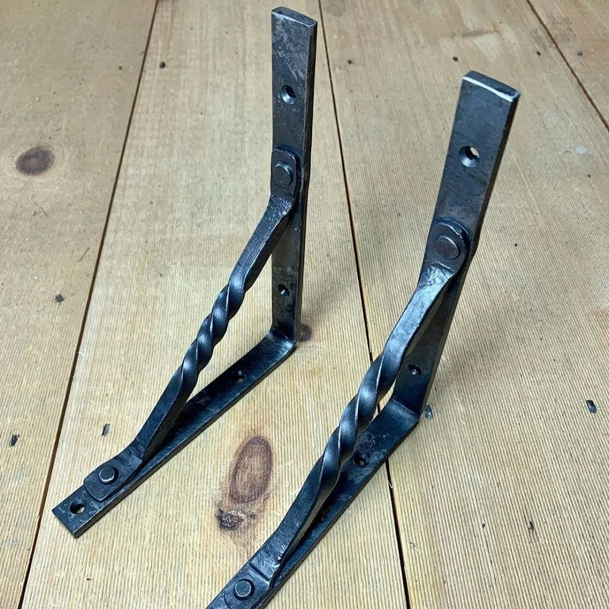 KFS - Blacksmithed Shelf Brackets