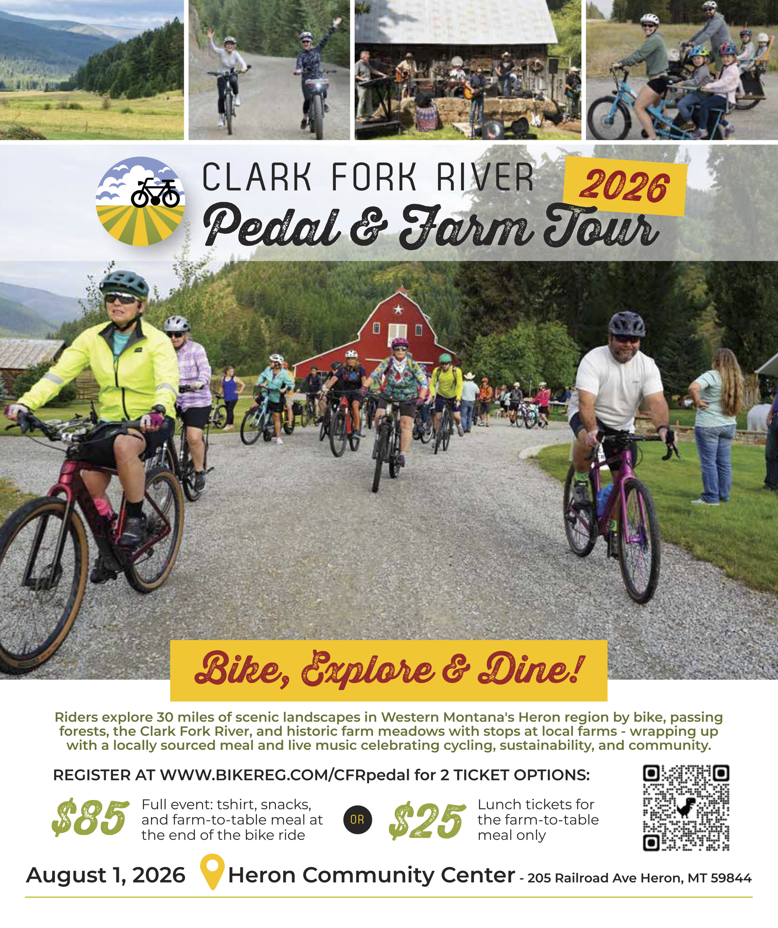 Clark Fork River Pedal &amp; Farm Tour 