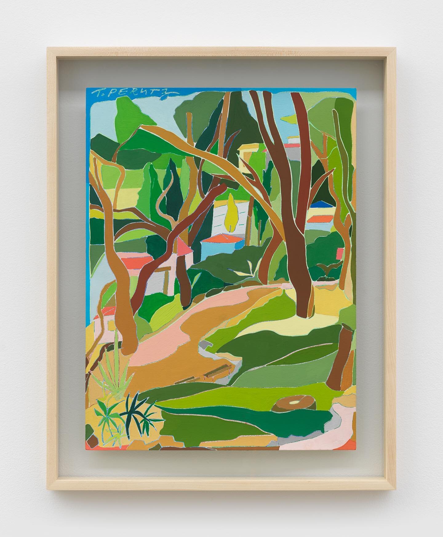 Tessa Perutz  Le R&ecirc;ve Am&eacute;ricain 

With Dream Fountain by Nick Atkins 

On view through Sunday, April 2, 2023.

Pictured:

Forest View at Bordighera, Italie #3 (After Monet), 2023
Gouache and pencil on paper

Midday View of Coast and Vill