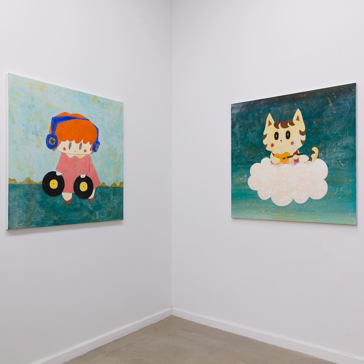 Noritoshi Mitsuuchi
Listen II

The exhibition has been extended and will now close on Sunday, May 7th.

Pictured:

Left: 
DJ Boy 
Acrylic on canvas 
39.40h x 39.40w in

Right:
Guitar Cat M
Acrylic on canvas
39.40h x 39.40w in

#ATMGalleryNYC #Noritos