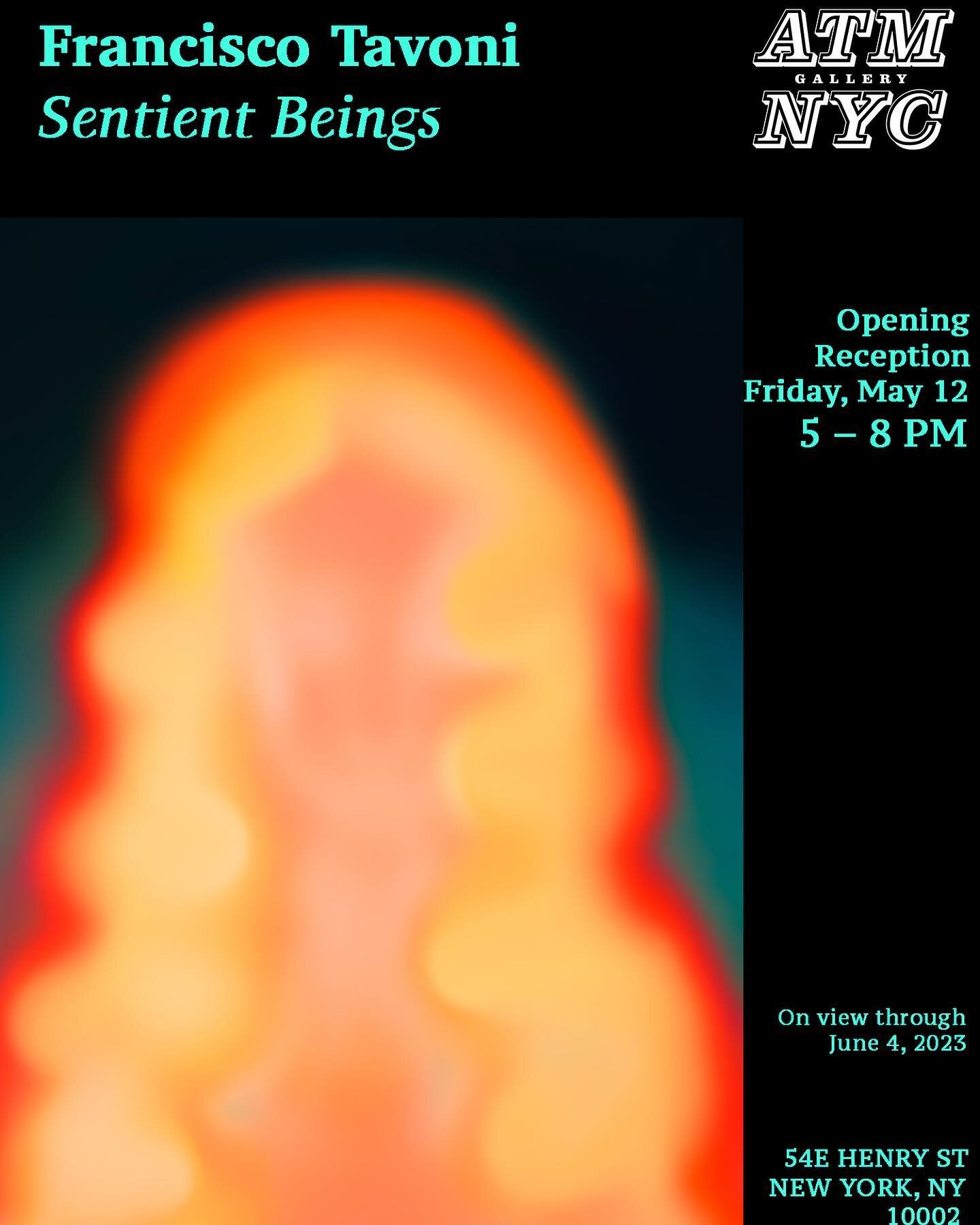Please join us this Friday for the opening of Francisco Tavoni&rsquo;s solo exhibition, Sentient Beings 🌅

Tavoni employs an unorthodox approach to his photographic method. The fluctuation of vibrant color hues are a product of his filtering light p