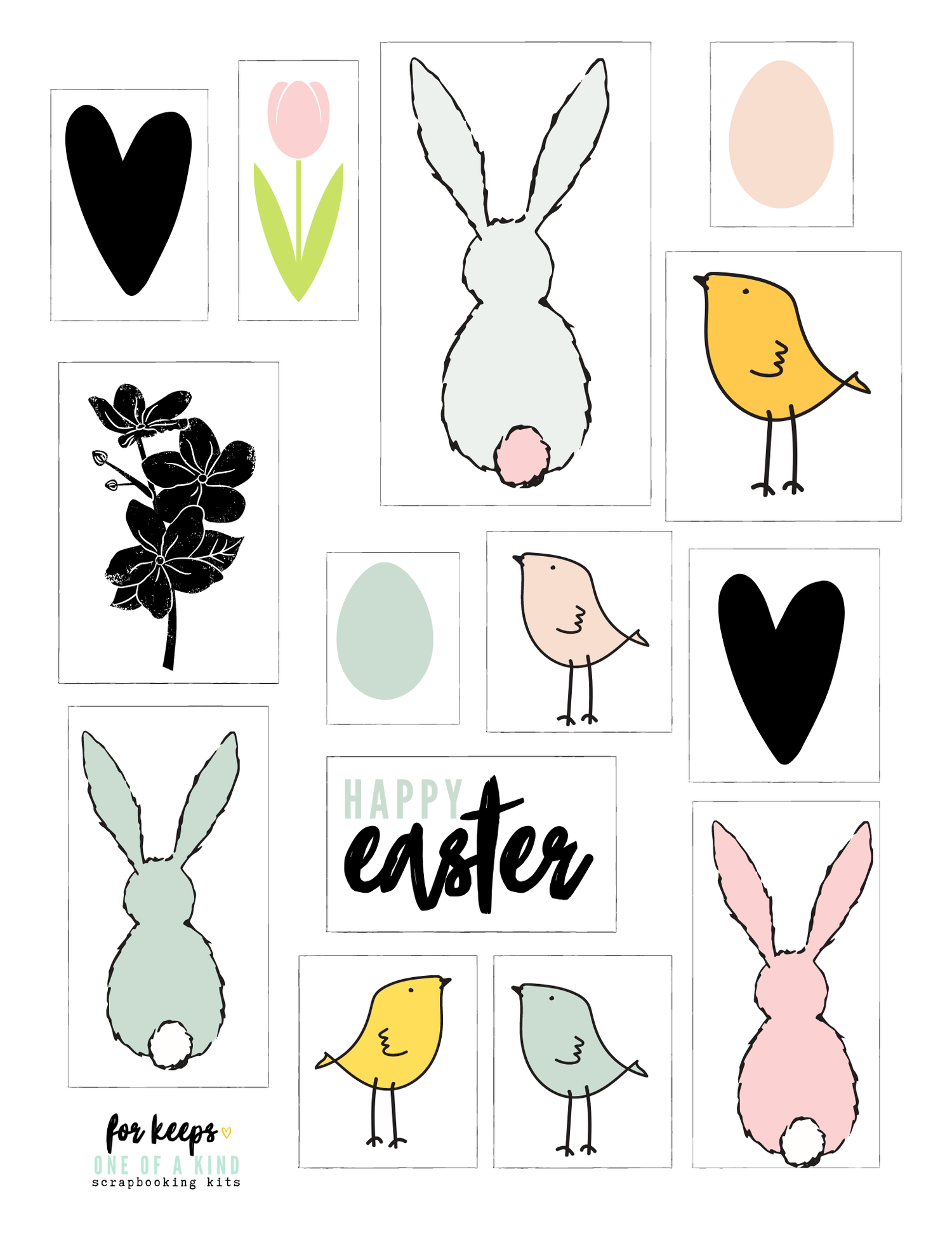 Vintage Halloween printable — For Keeps