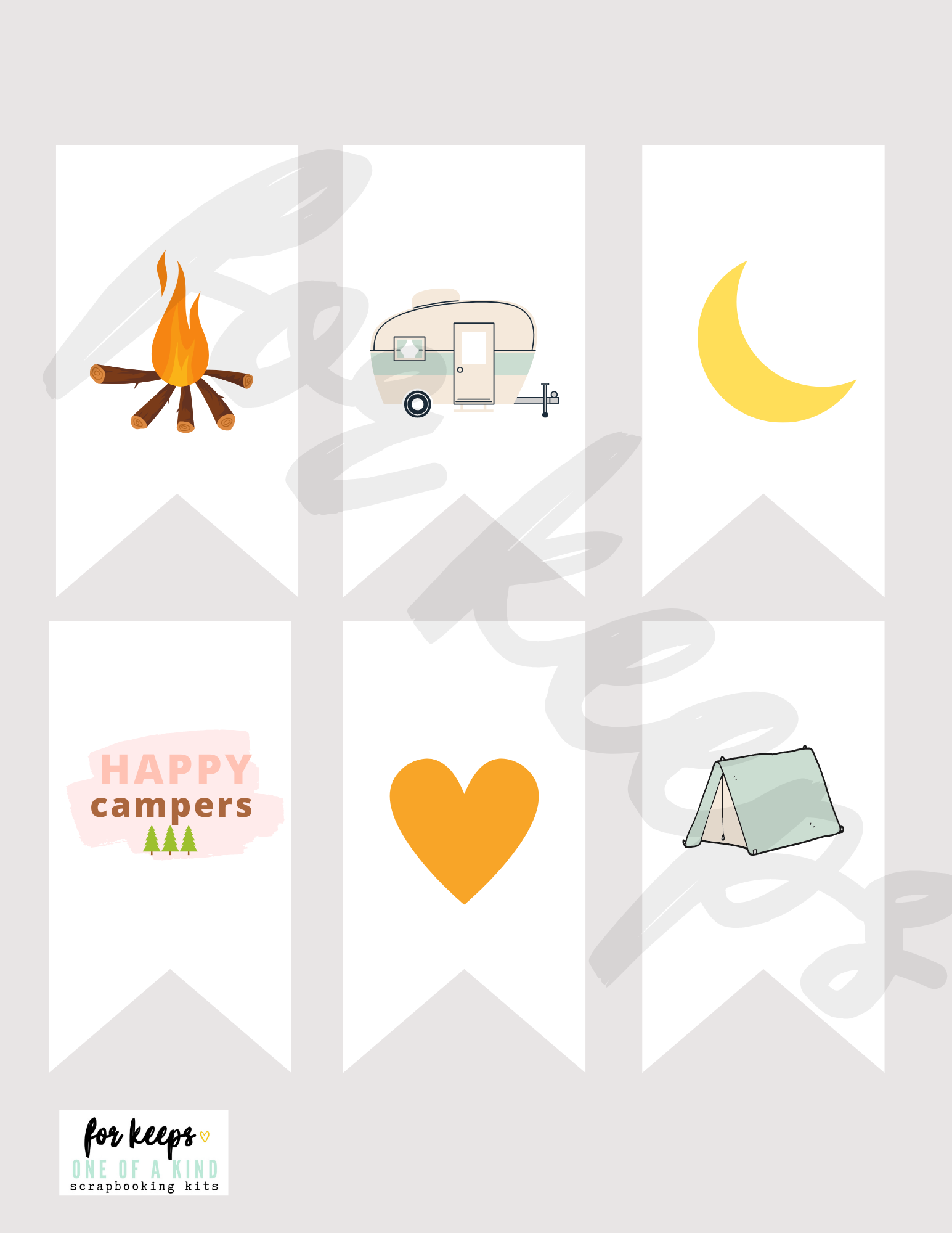 100 Days Printable — For Keeps