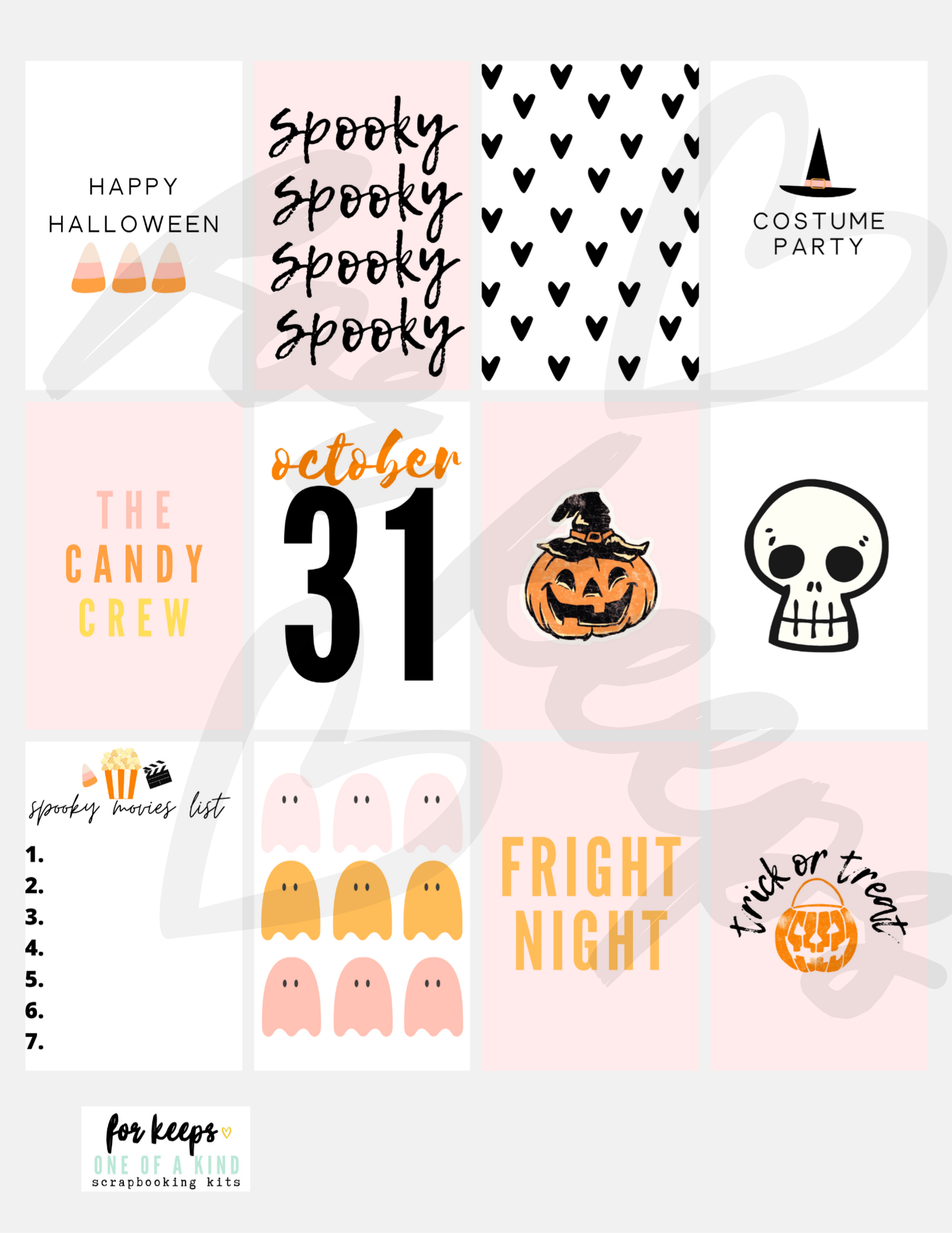 100 Days Printable — For Keeps