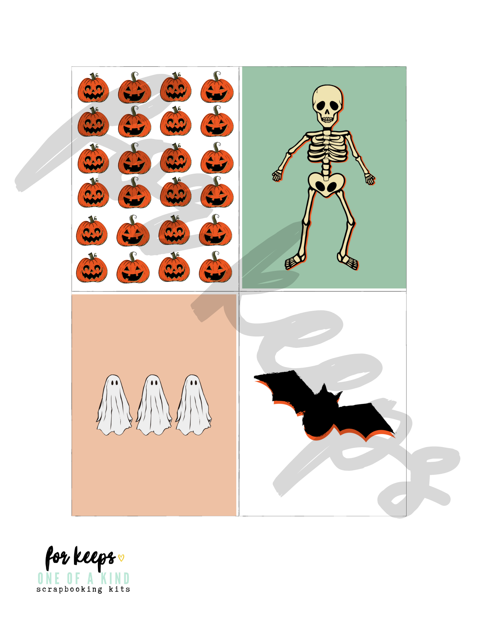 Vintage Halloween printable — For Keeps