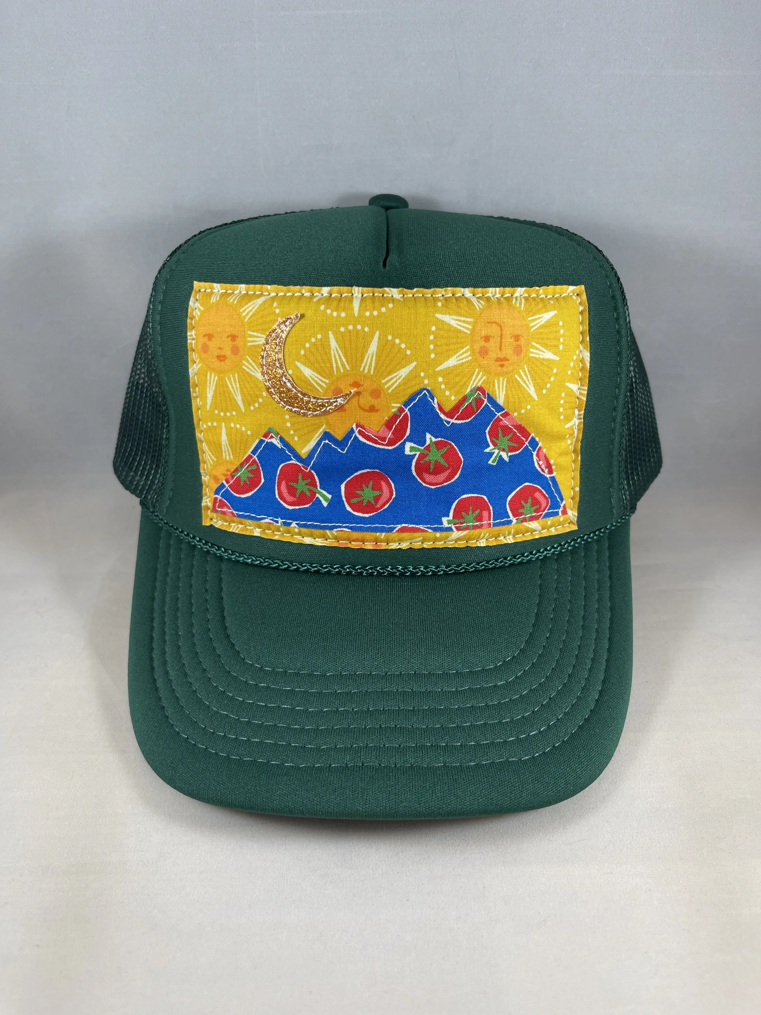 Hunter Green Trucker Hat - Mountain Series