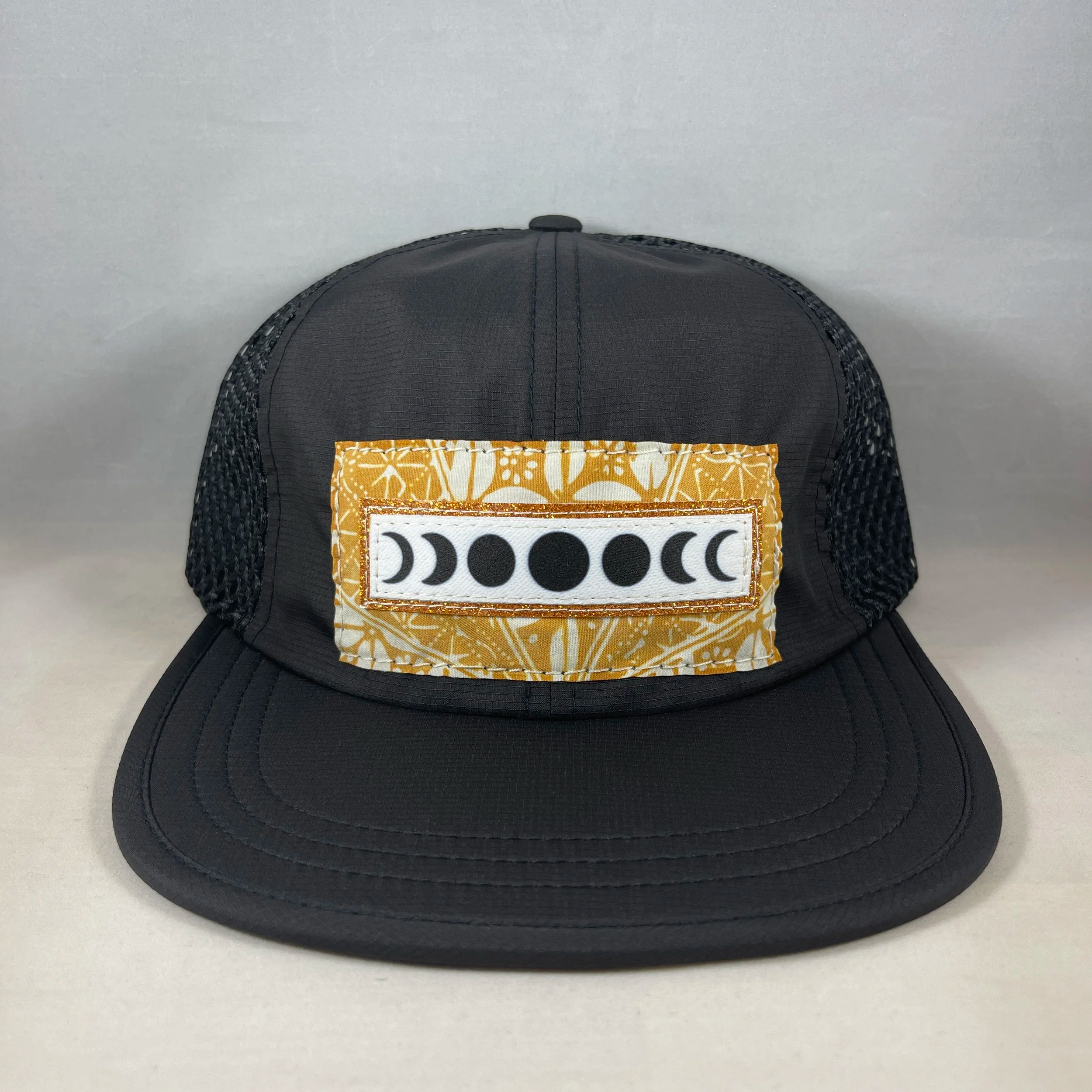 Black Outdoor Sport Hat - Moon Phase Series