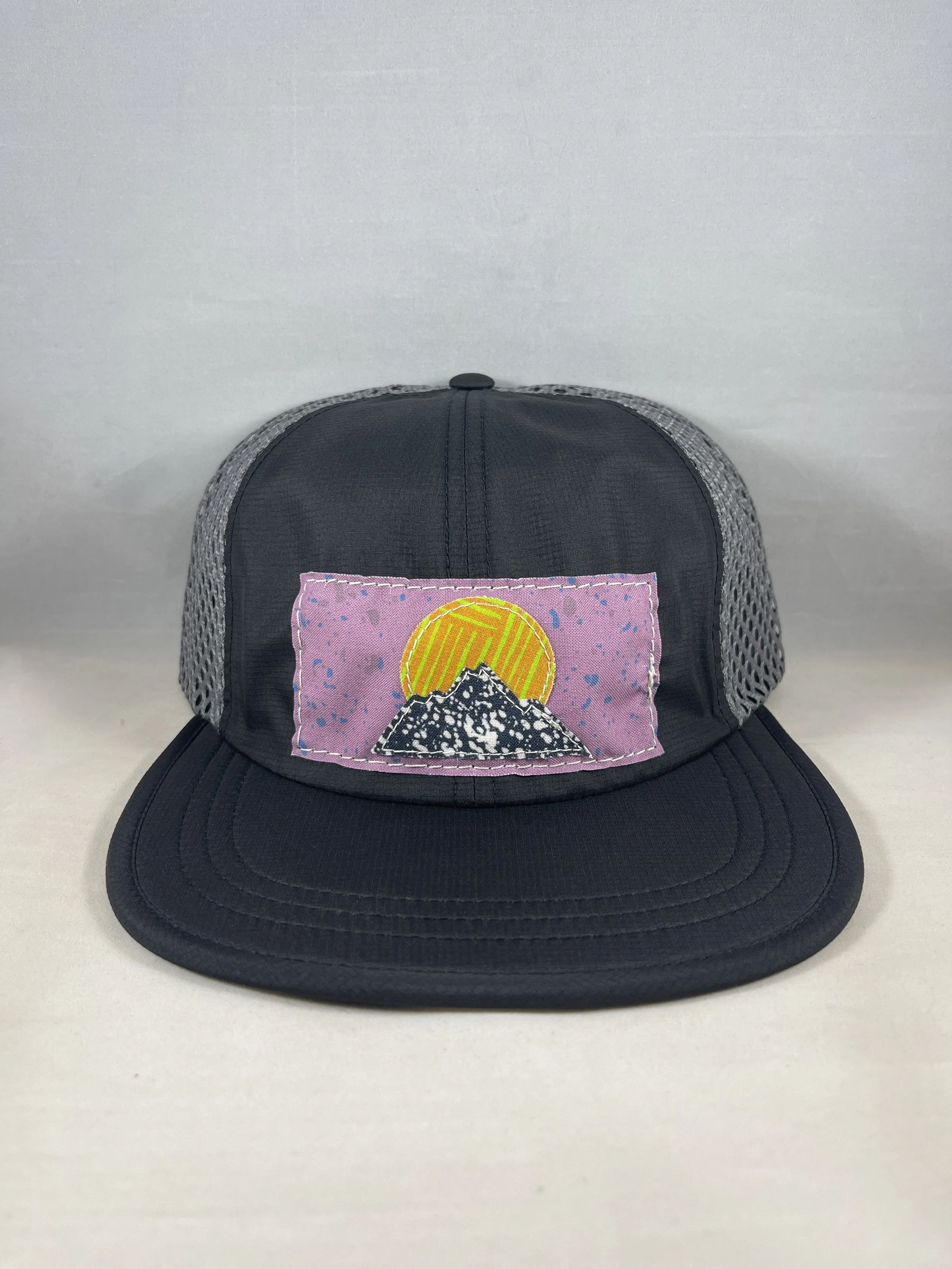 Black and Gray Outdoor Sport Hat - Mountain Series