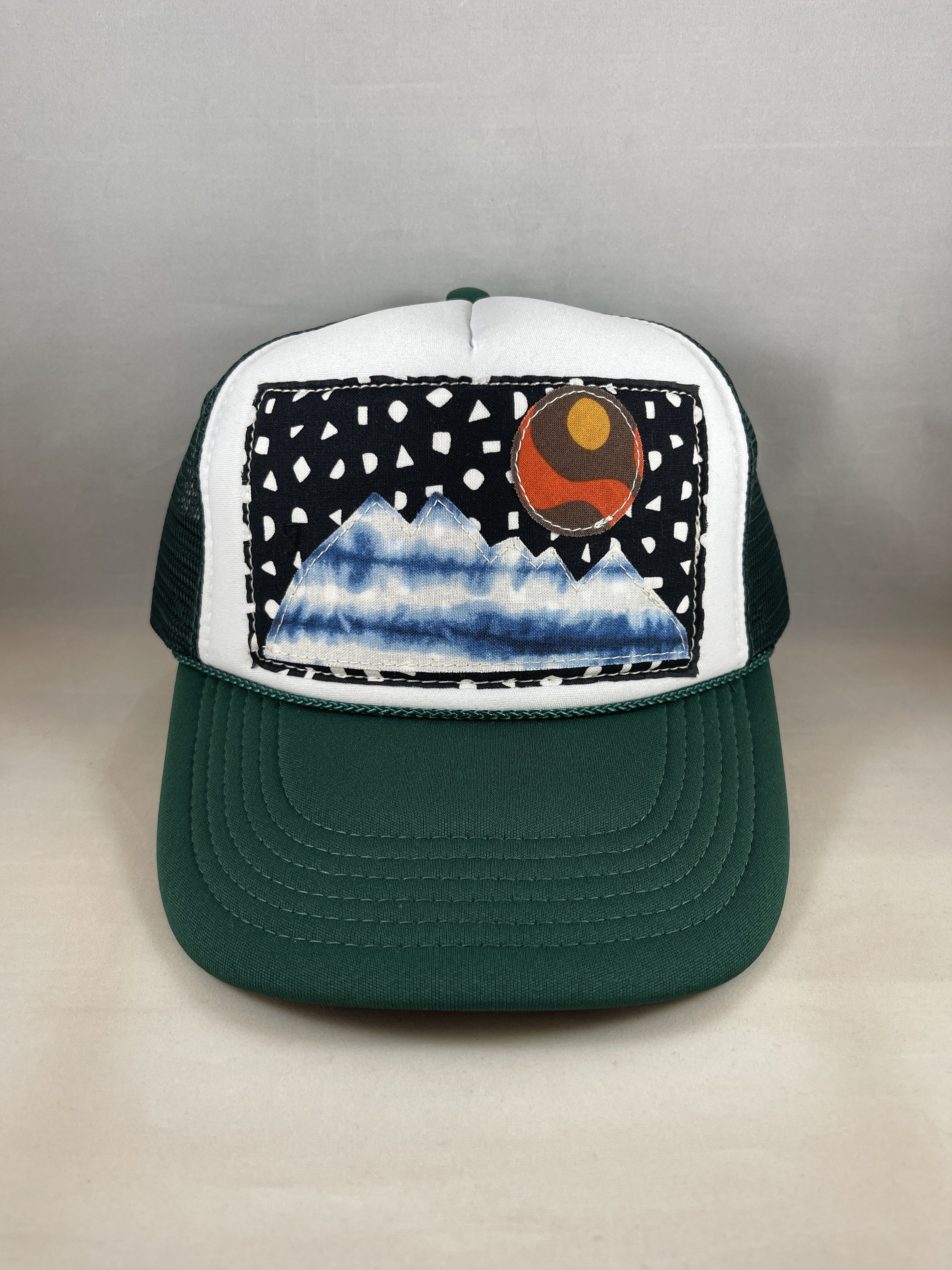 Hunter Green Trucker Hat - Mountain Series