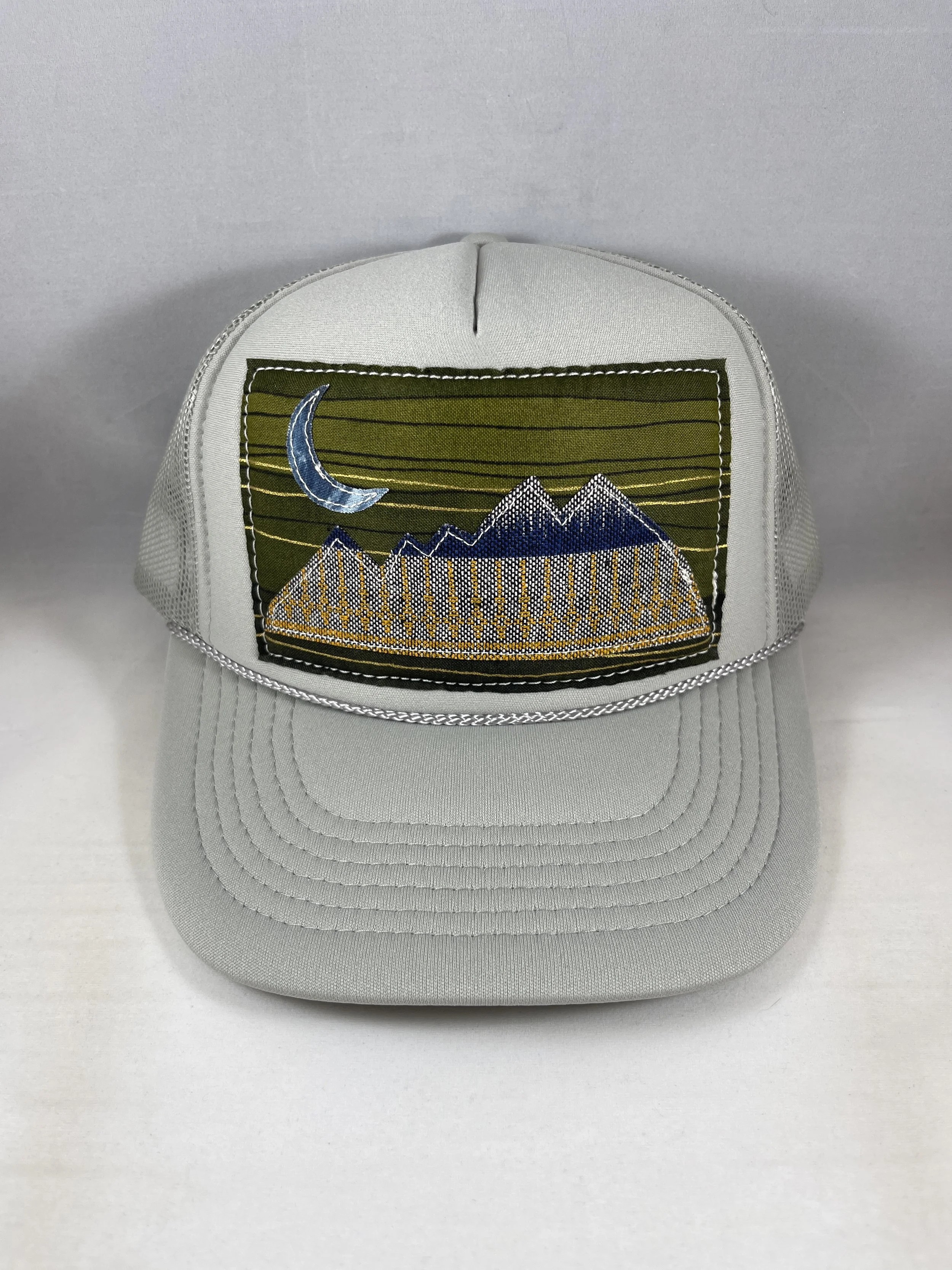 Light Gray Trucker Hat - Mountain Series
