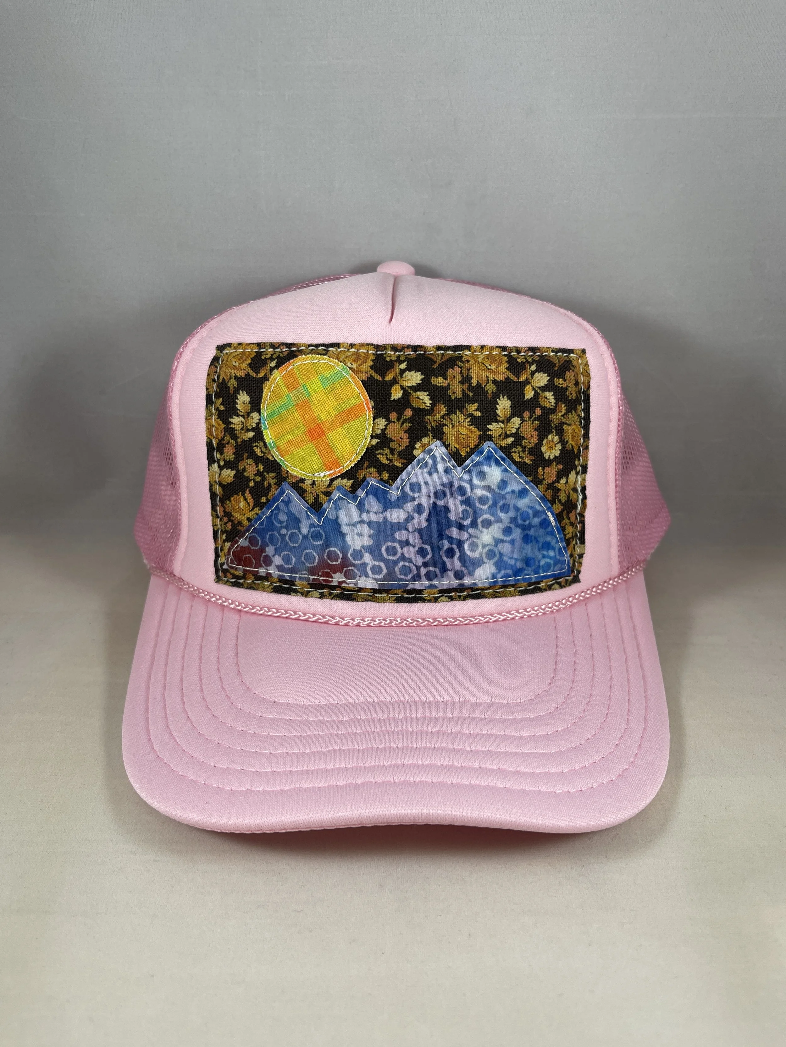 Light Pink Trucker Hat - Mountain Series