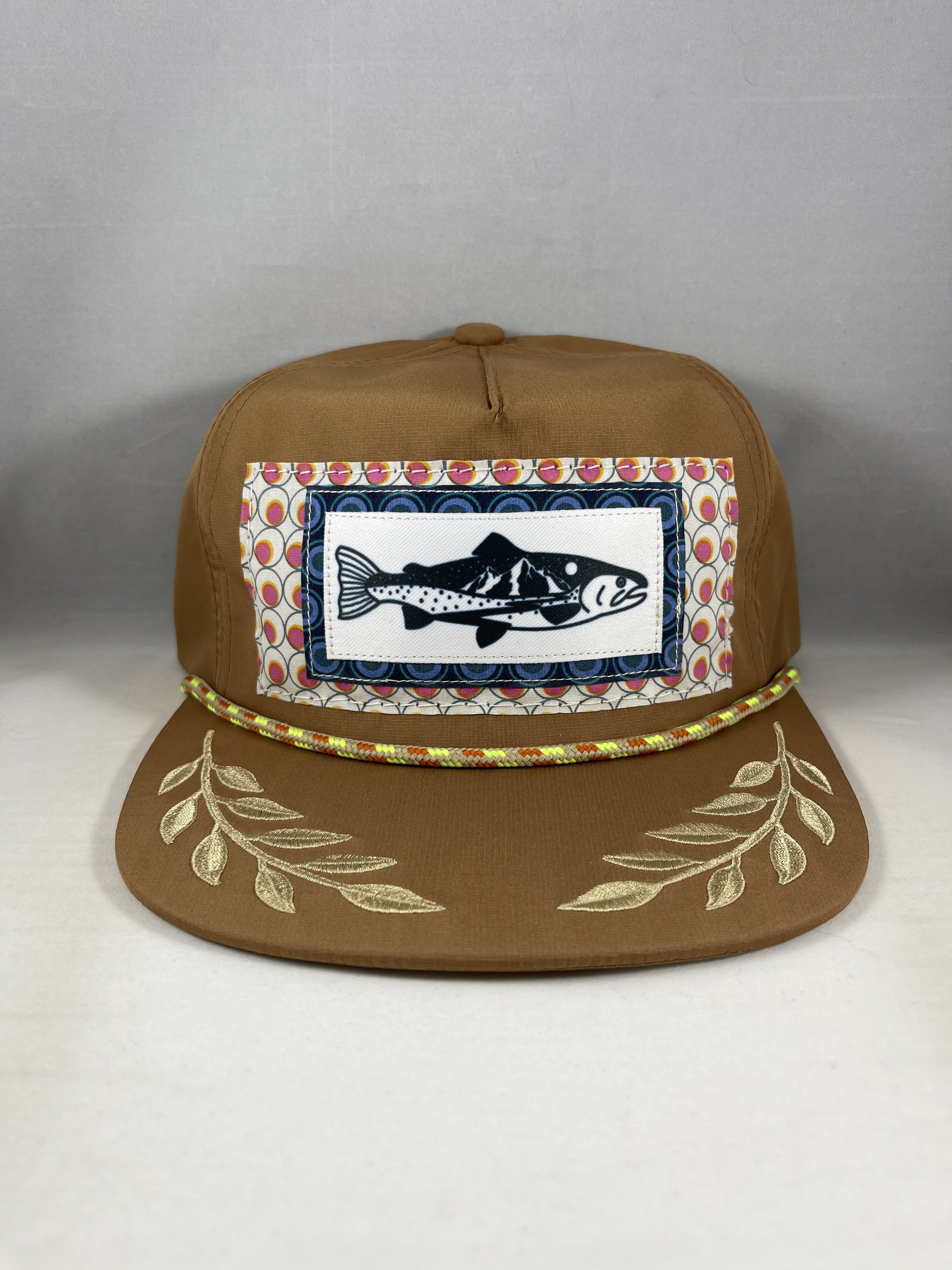 Caramel Richardson Fullback Hat - Mountain Trout Series