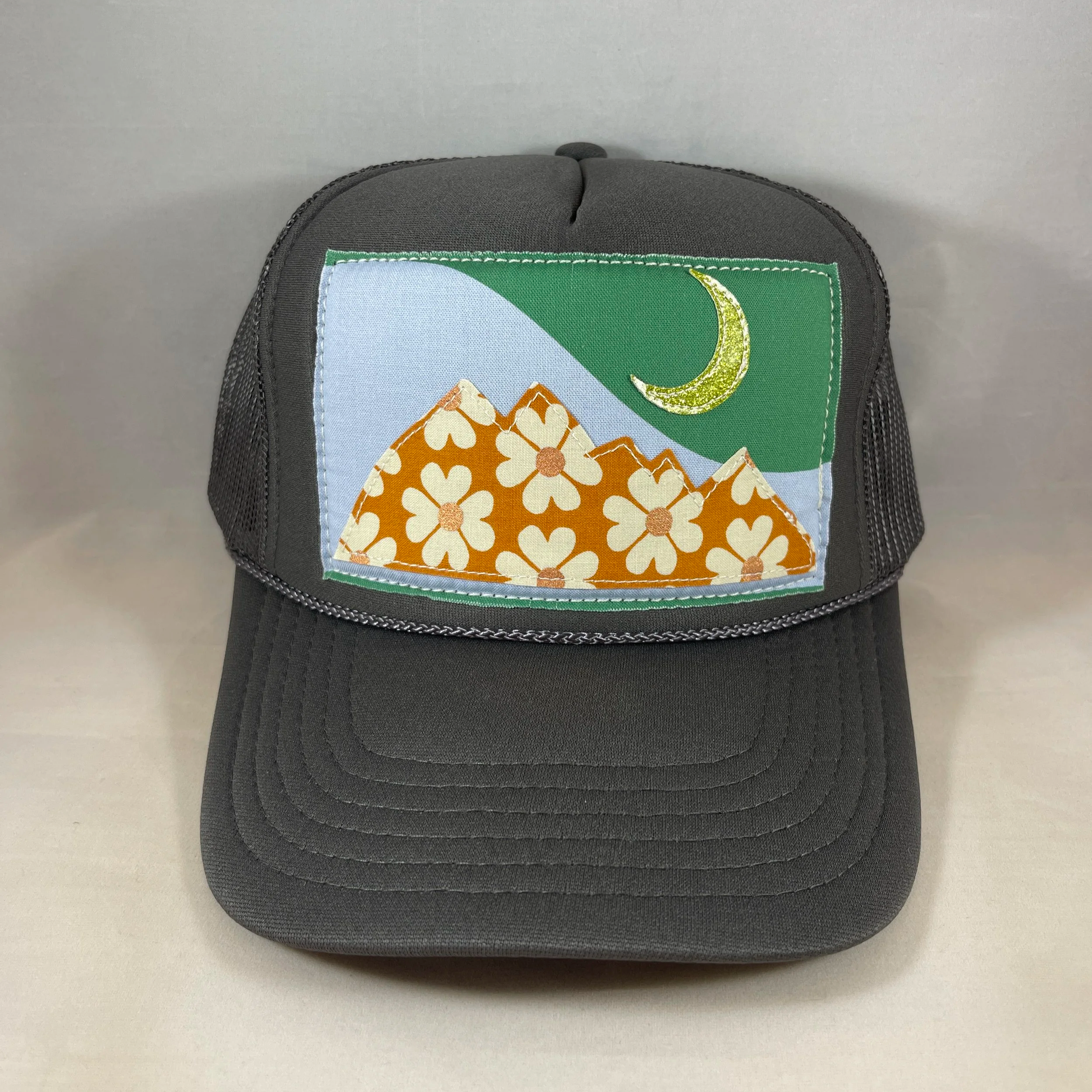 Dark Gray Trucker Hat - Mountain Series