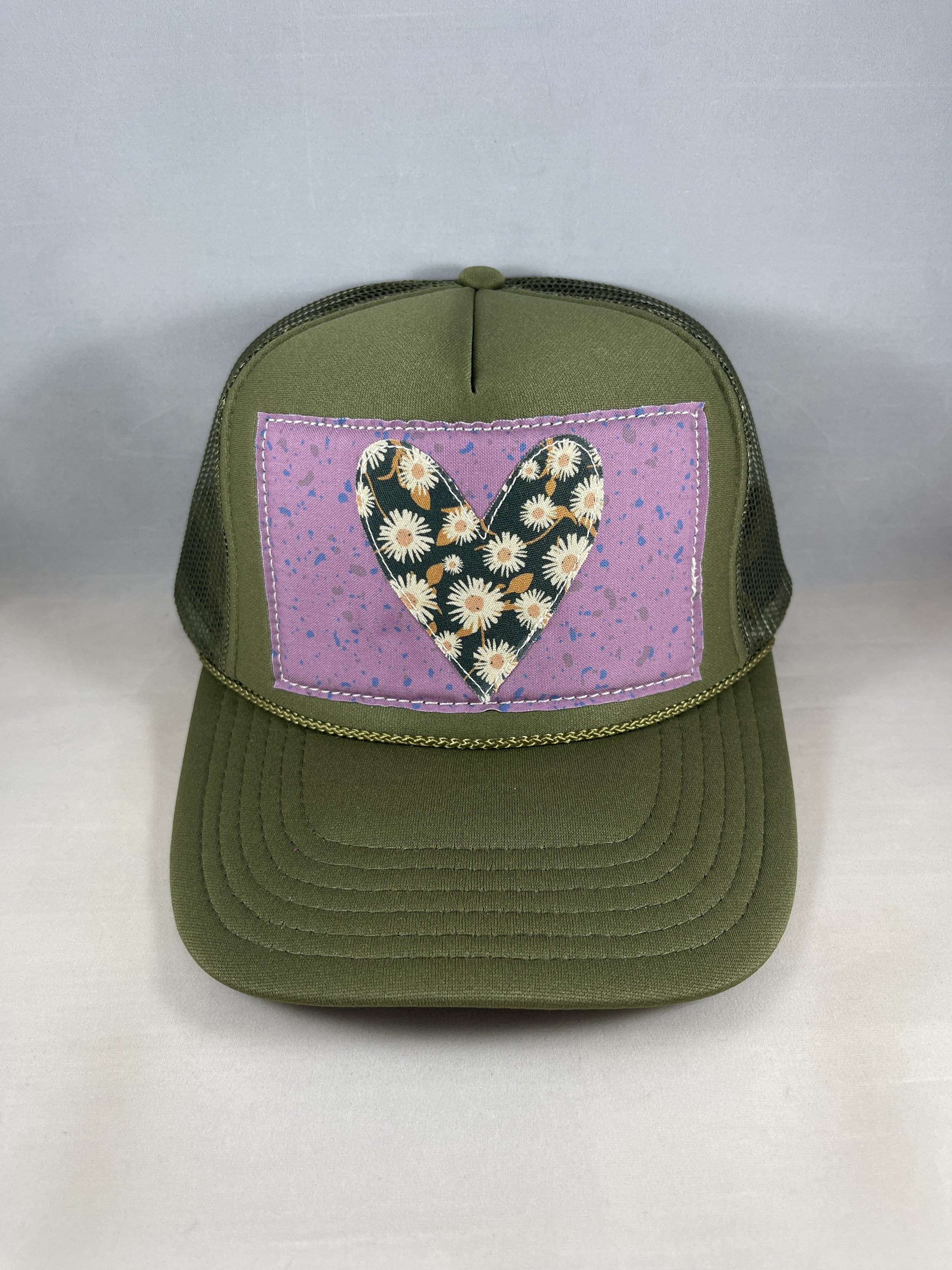 Olive Green Trucker Hat - Spread the Love Series