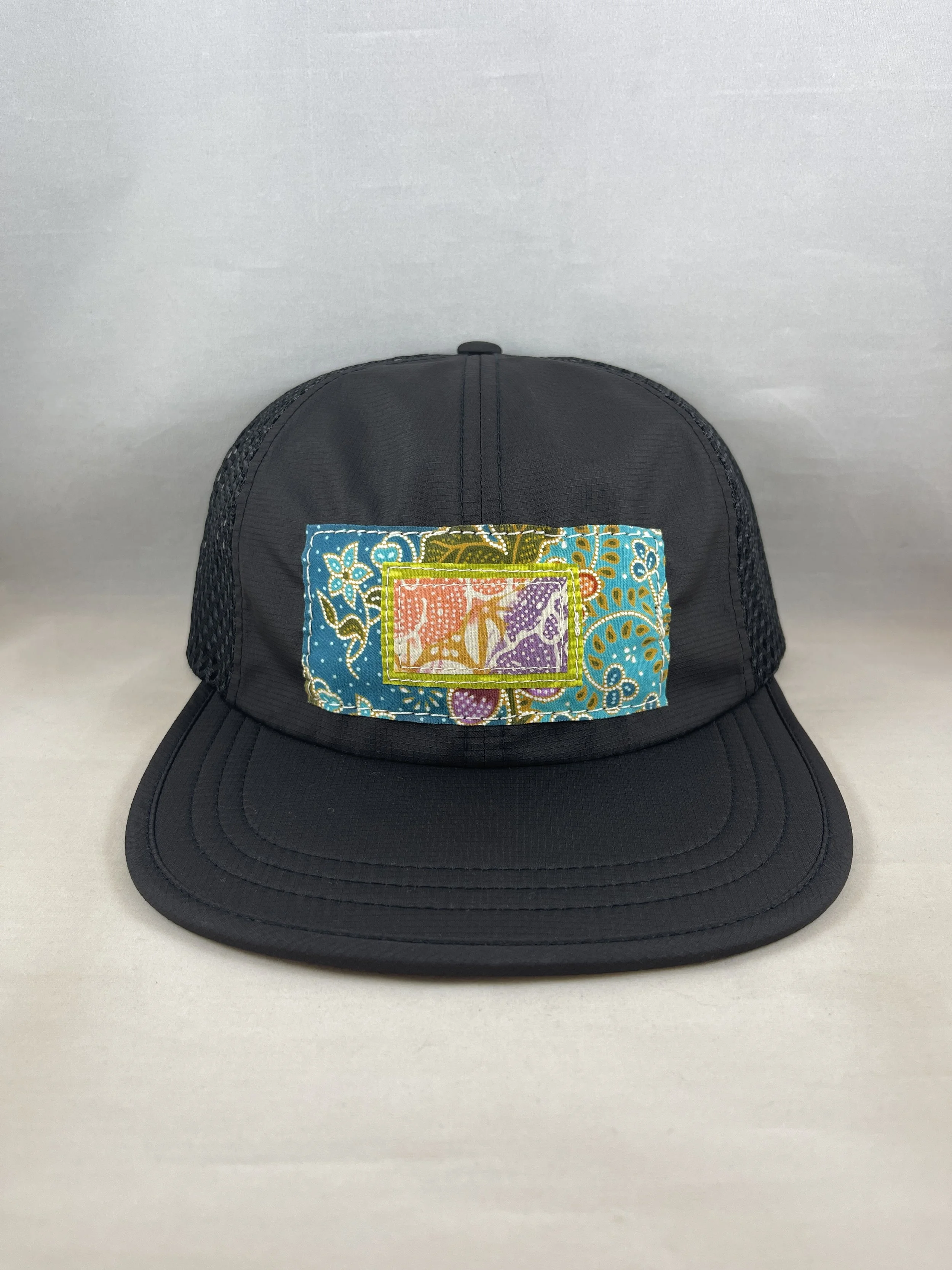 Black Outdoor Sport Hat - Thai Textile Collection