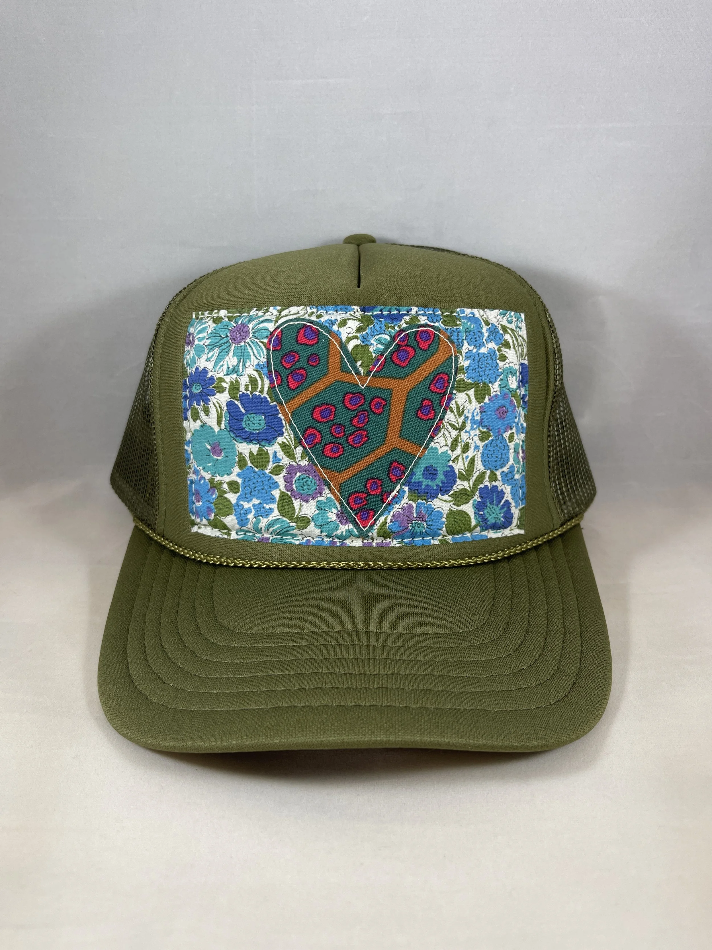Olive Green Trucker Hat - Spread the Love Series