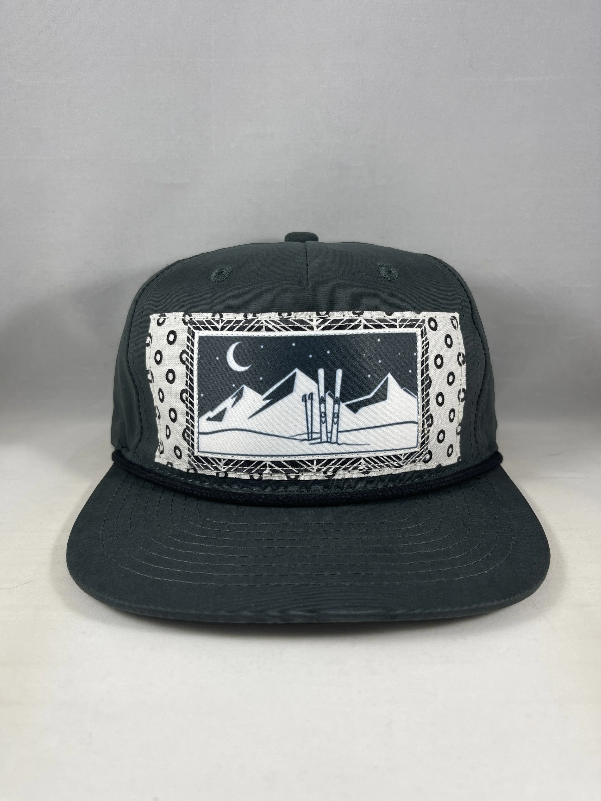 Dark Gray Richardson Fullback Hat - Monochromatic Winter Ski Series